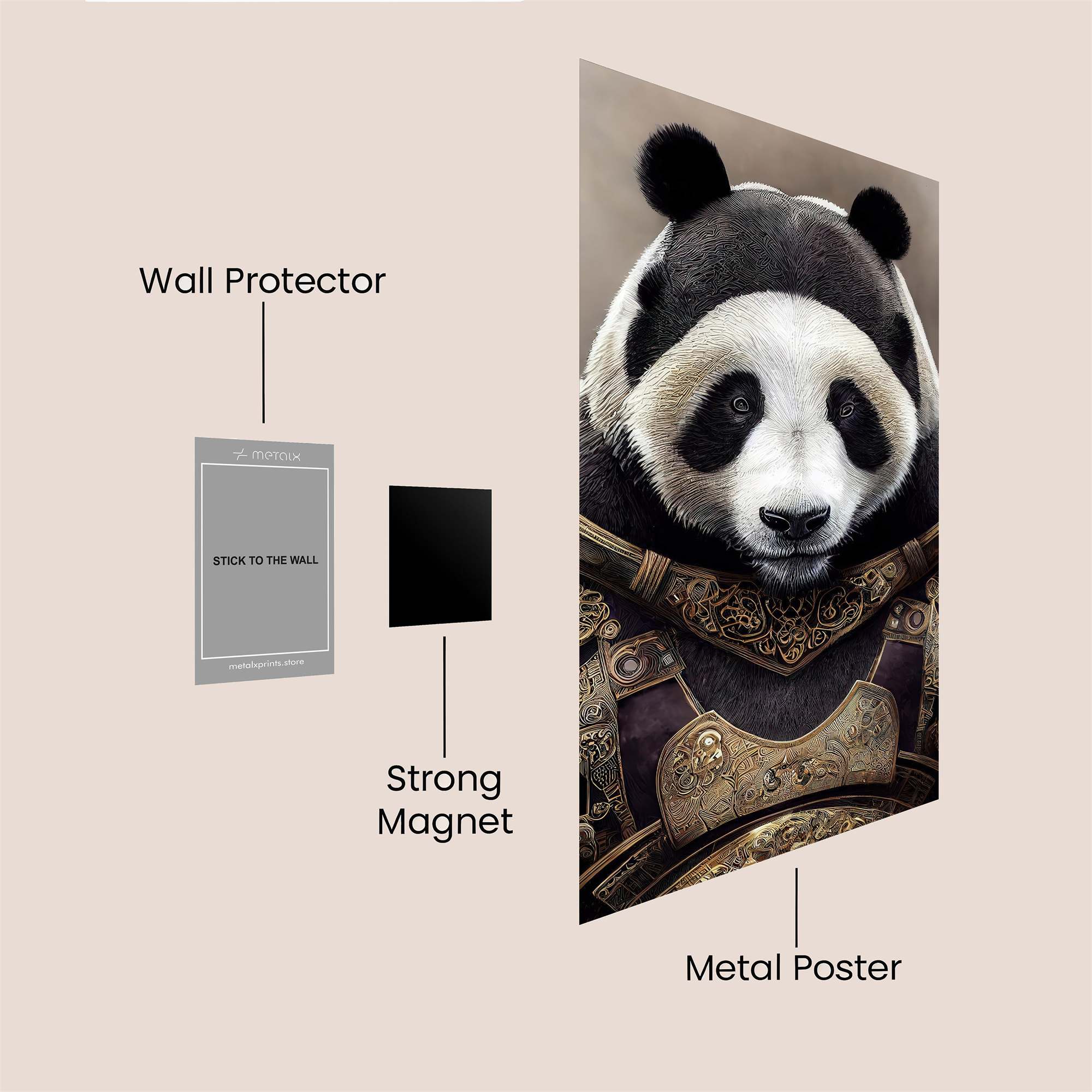 Panda Regal Safe Wall Magnetic / M