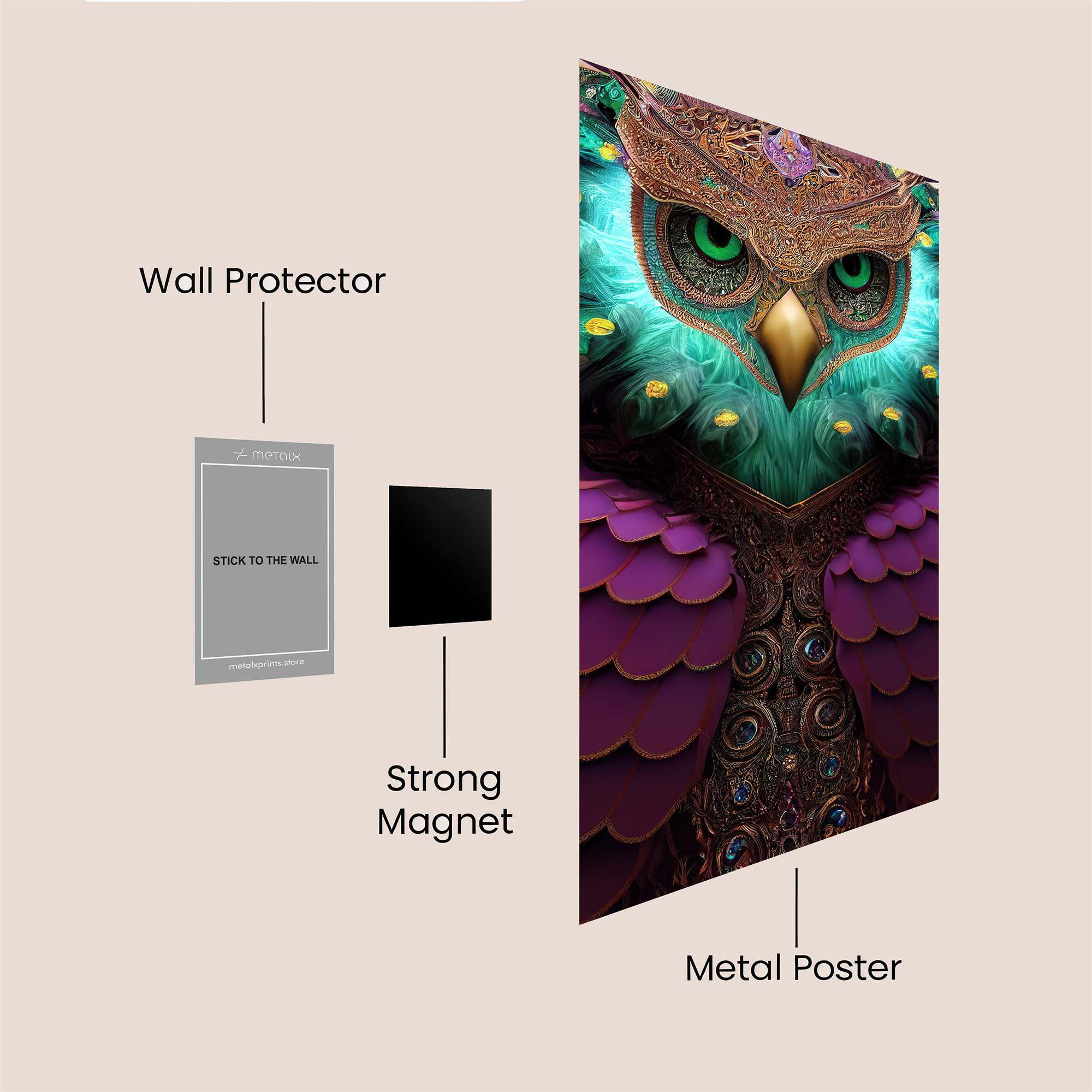 Royal Enigma Safe Wall Magnetic / M