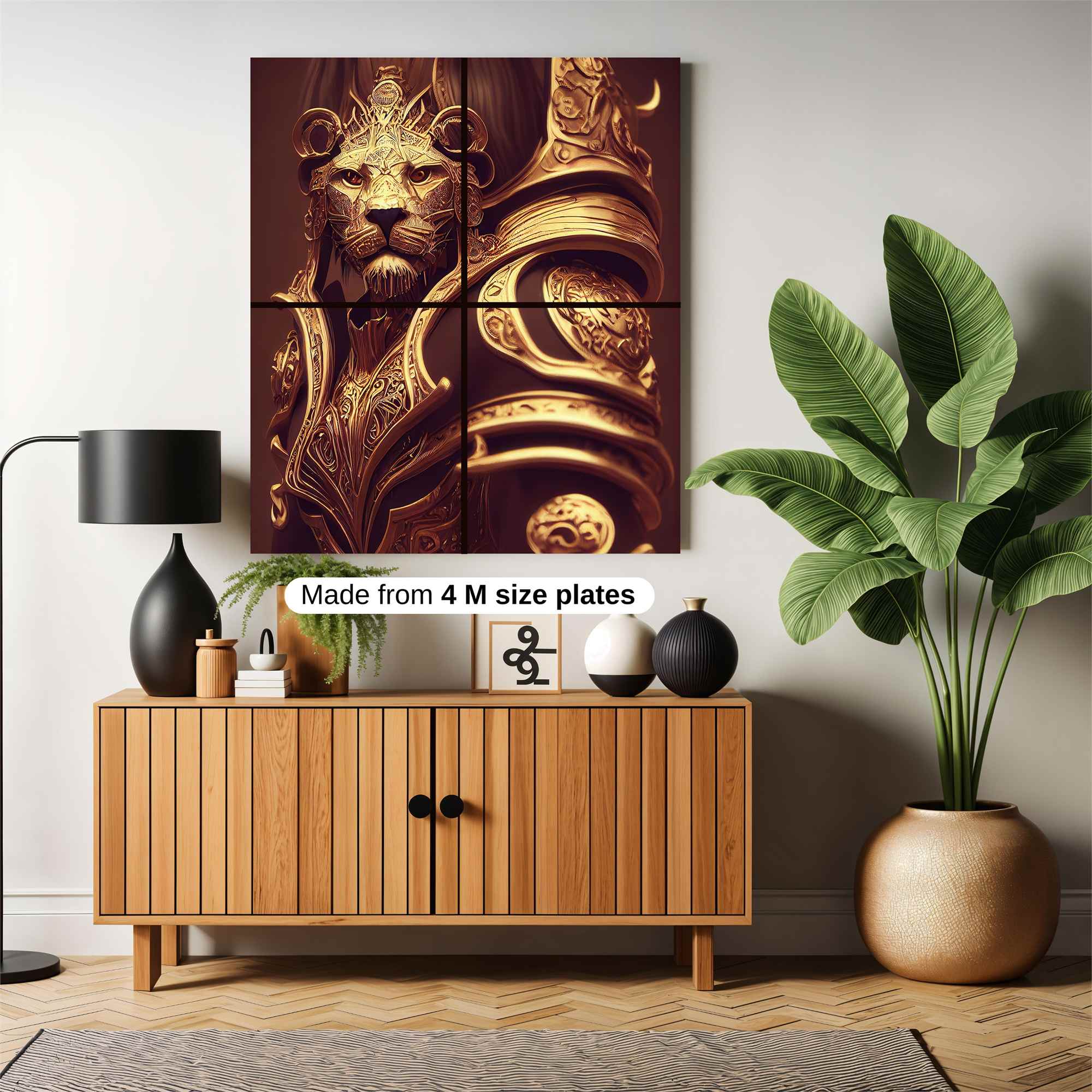 Lion Majestic Safe Wall Magnetic / M