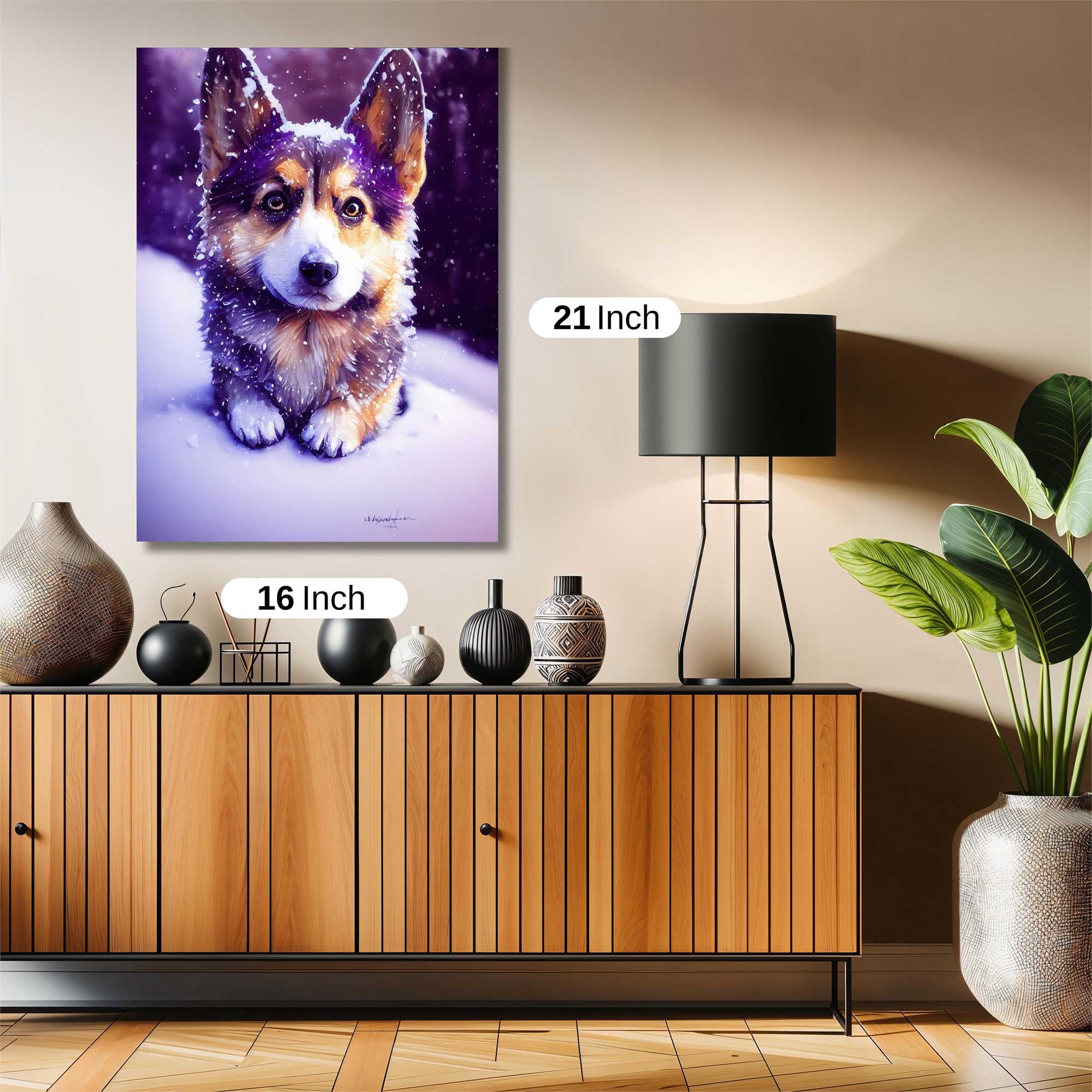 Corgi Whimsy Safe Wall Magnetic / M