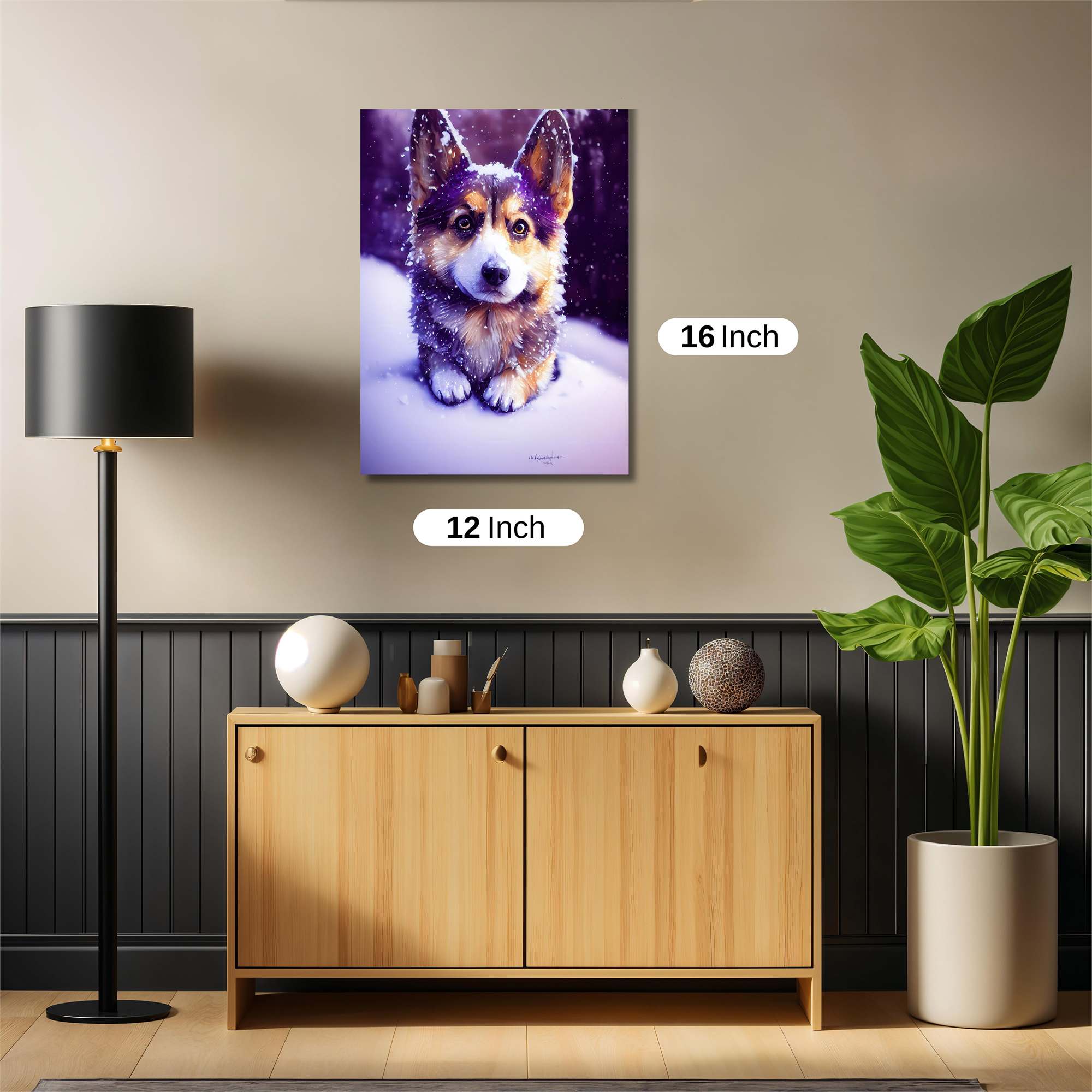 Corgi Whimsy Safe Wall Magnetic / M
