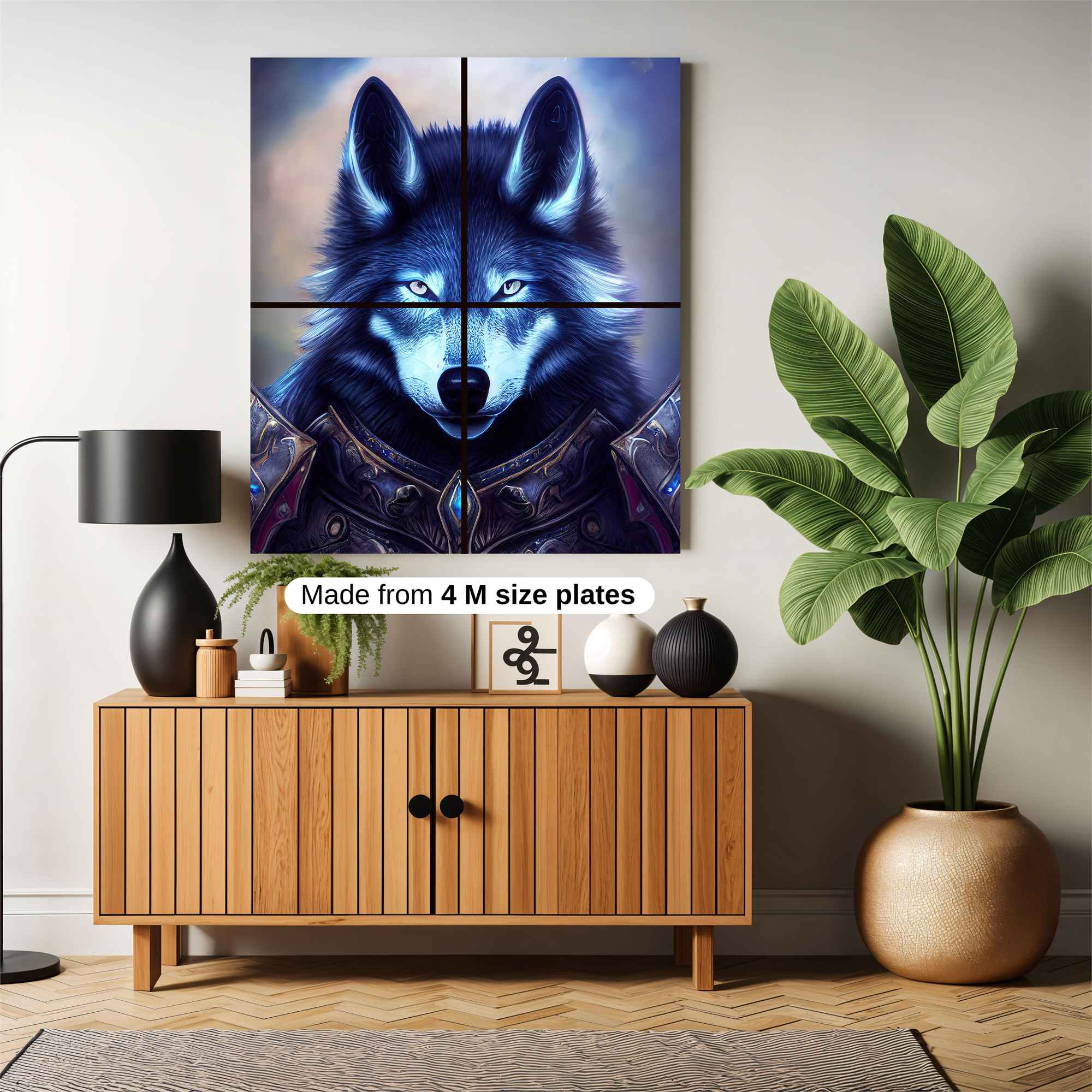 Wolf Majesty Safe Wall Magnetic / M