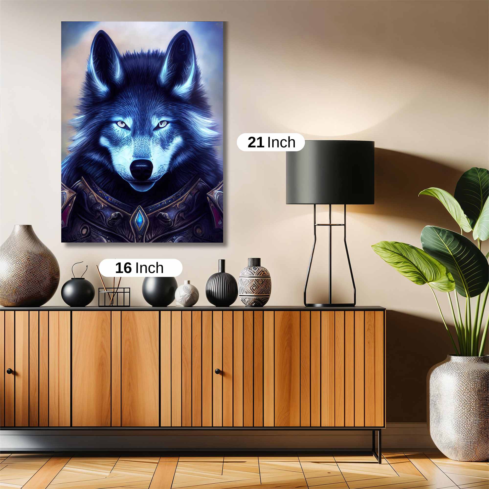Wolf Majesty Safe Wall Magnetic / M
