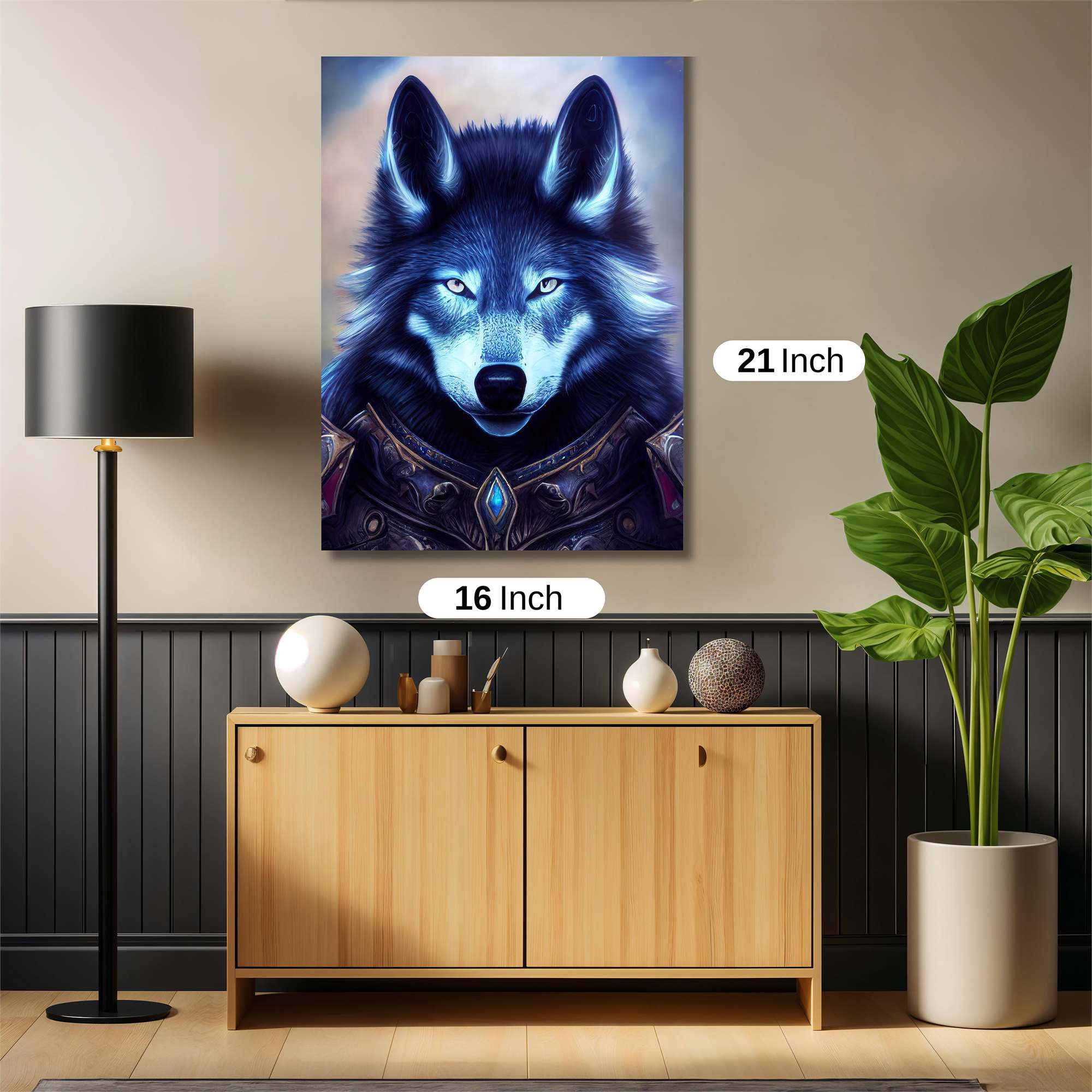 Wolf Majesty Safe Wall Magnetic / M