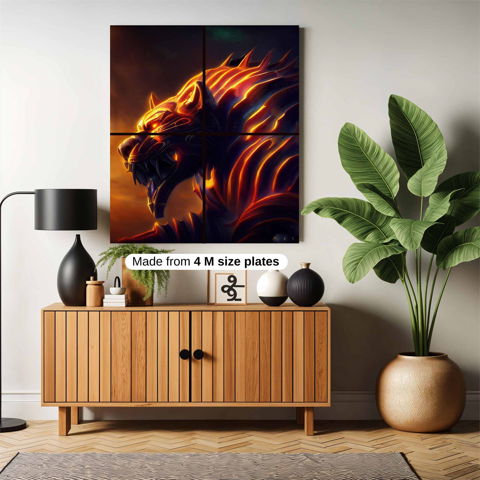 Fiery Fury Safe Wall Magnetic / M