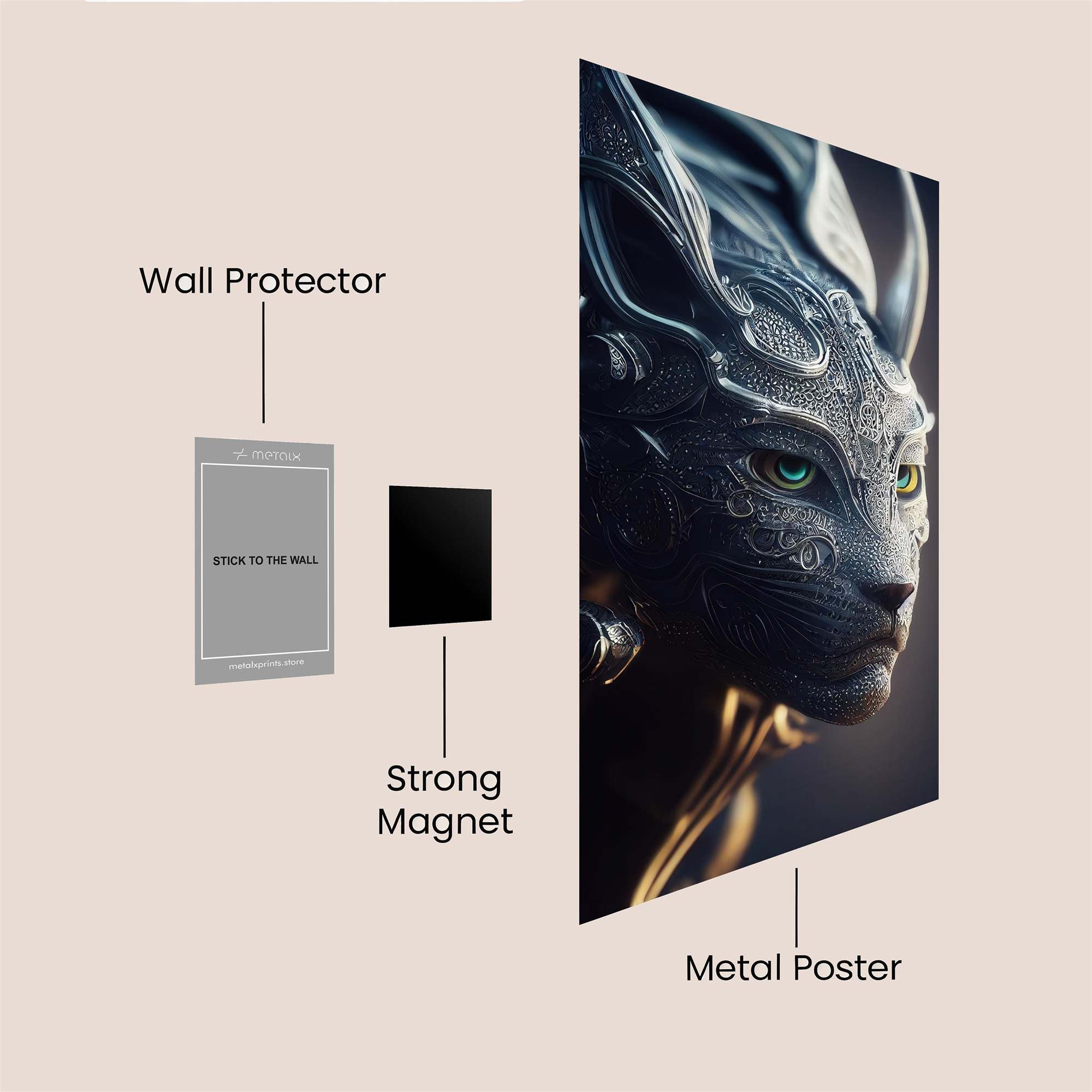 FelineMajesty Safe Wall Magnetic / M