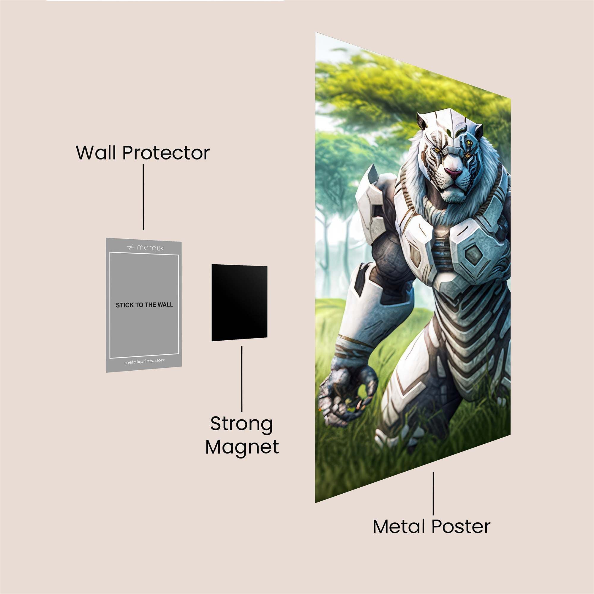 Tiger Titan Safe Wall Magnetic / M