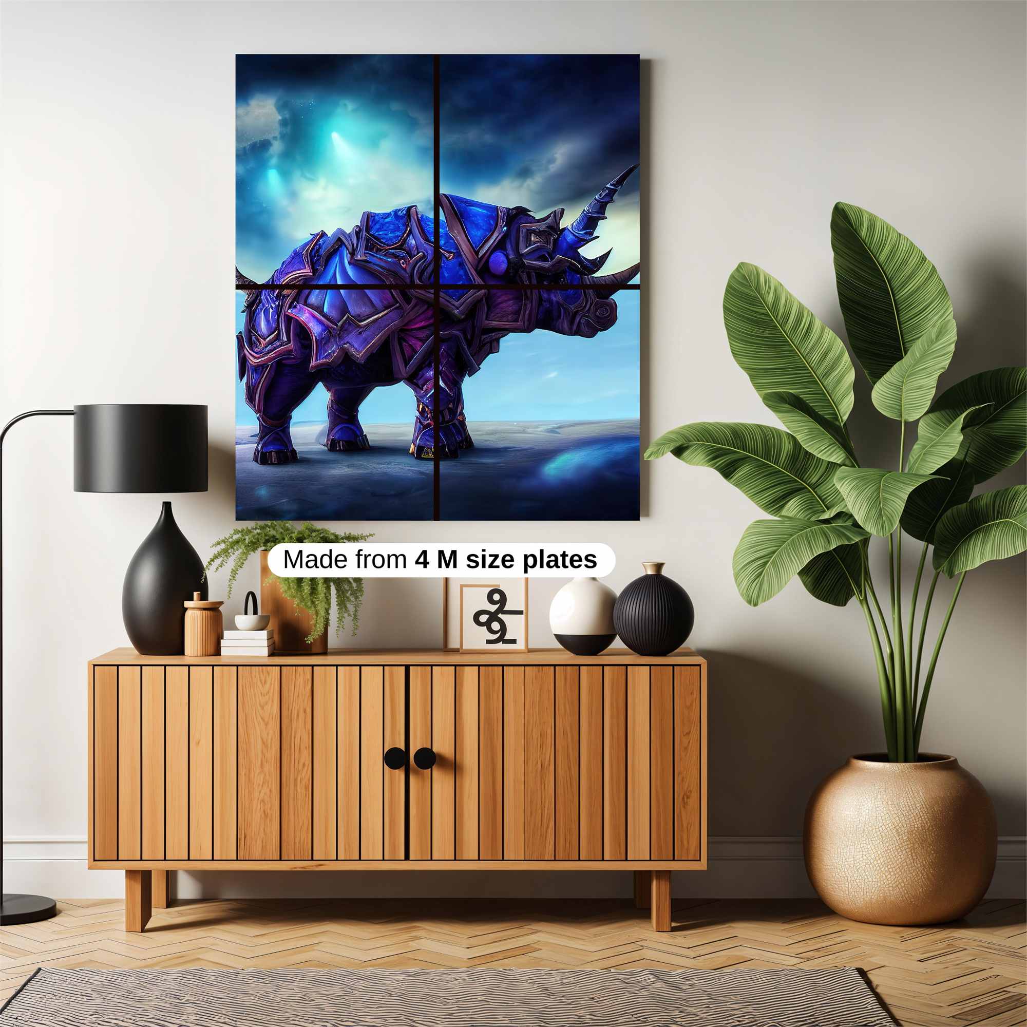 Galactic Rhino Safe Wall Magnetic / M