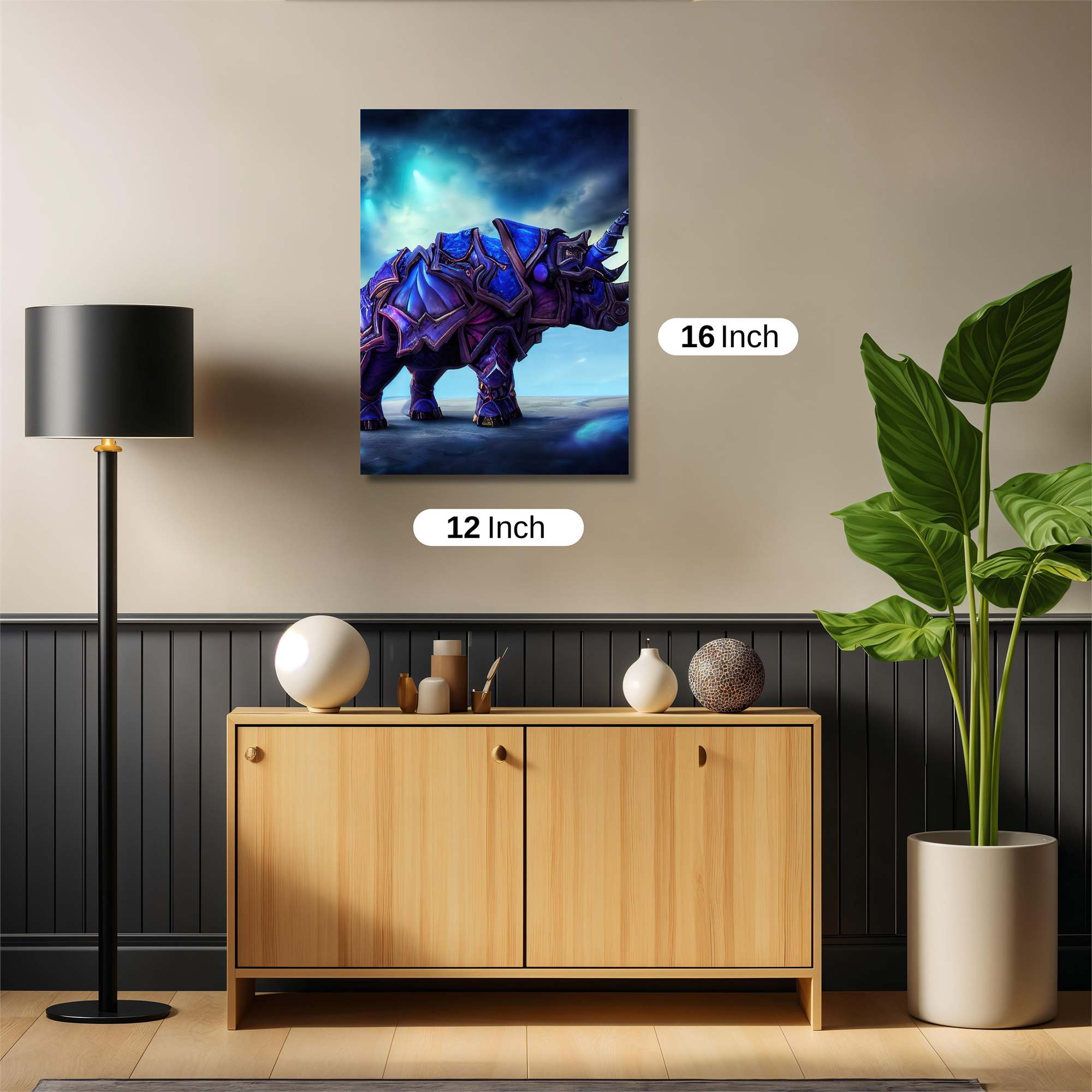 Galactic Rhino Safe Wall Magnetic / M