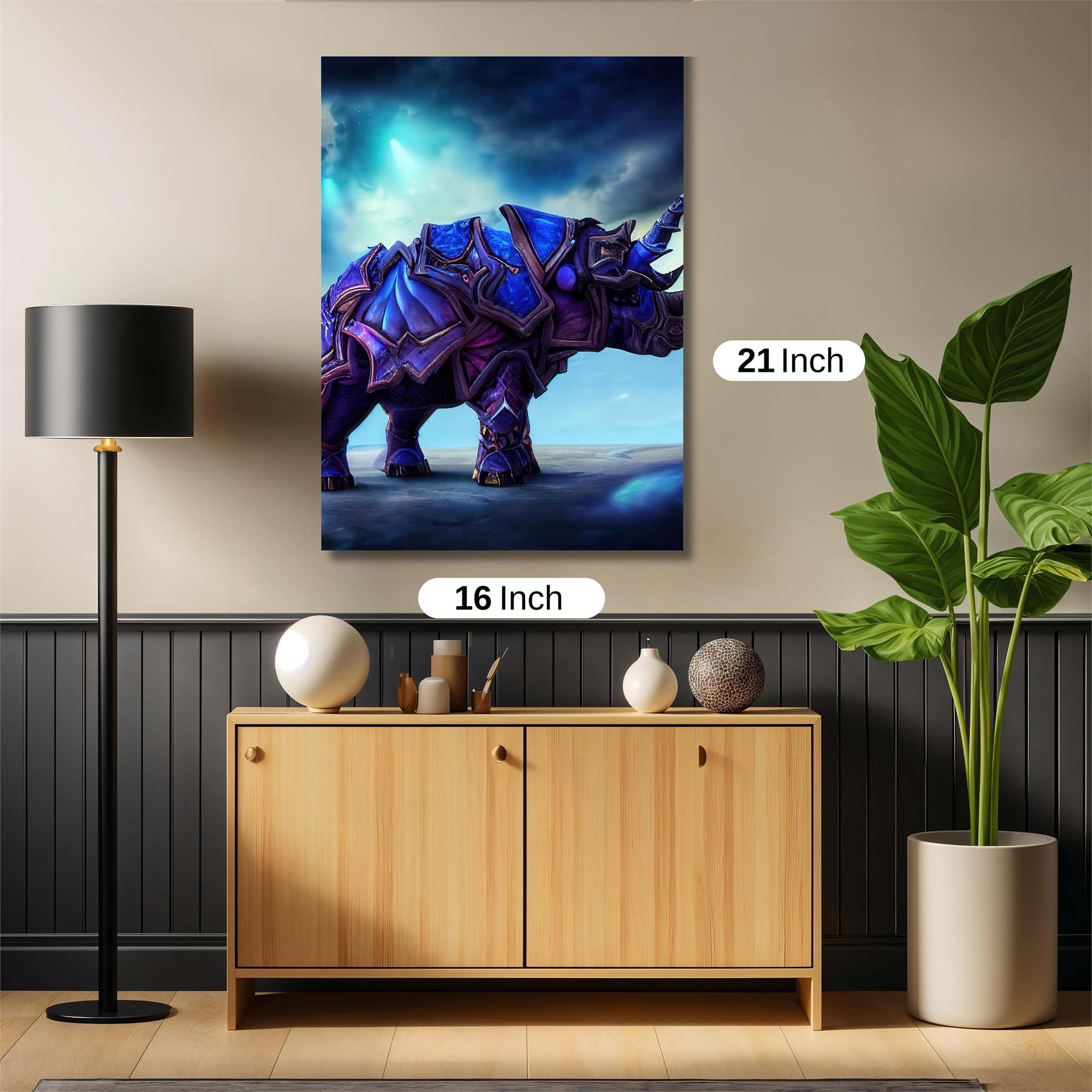 Galactic Rhino Safe Wall Magnetic / M