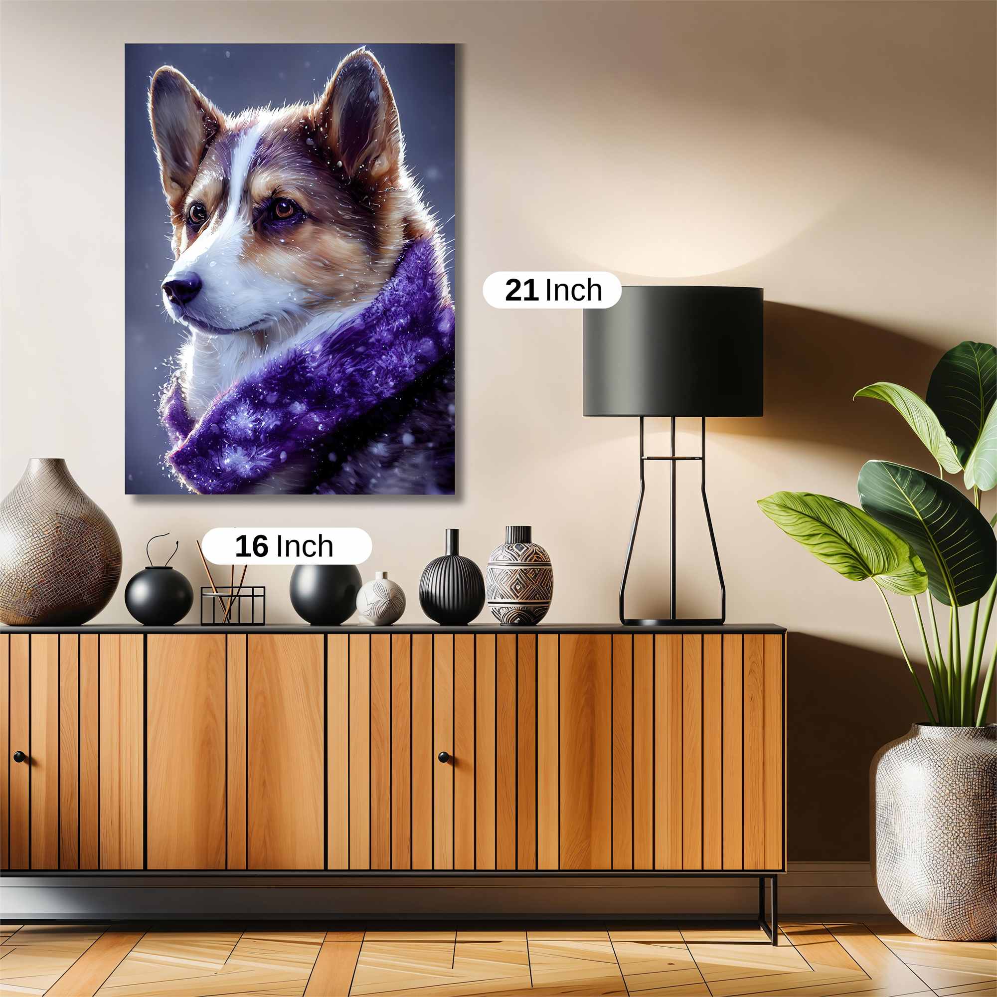 Corgi Cozy Safe Wall Magnetic / M
