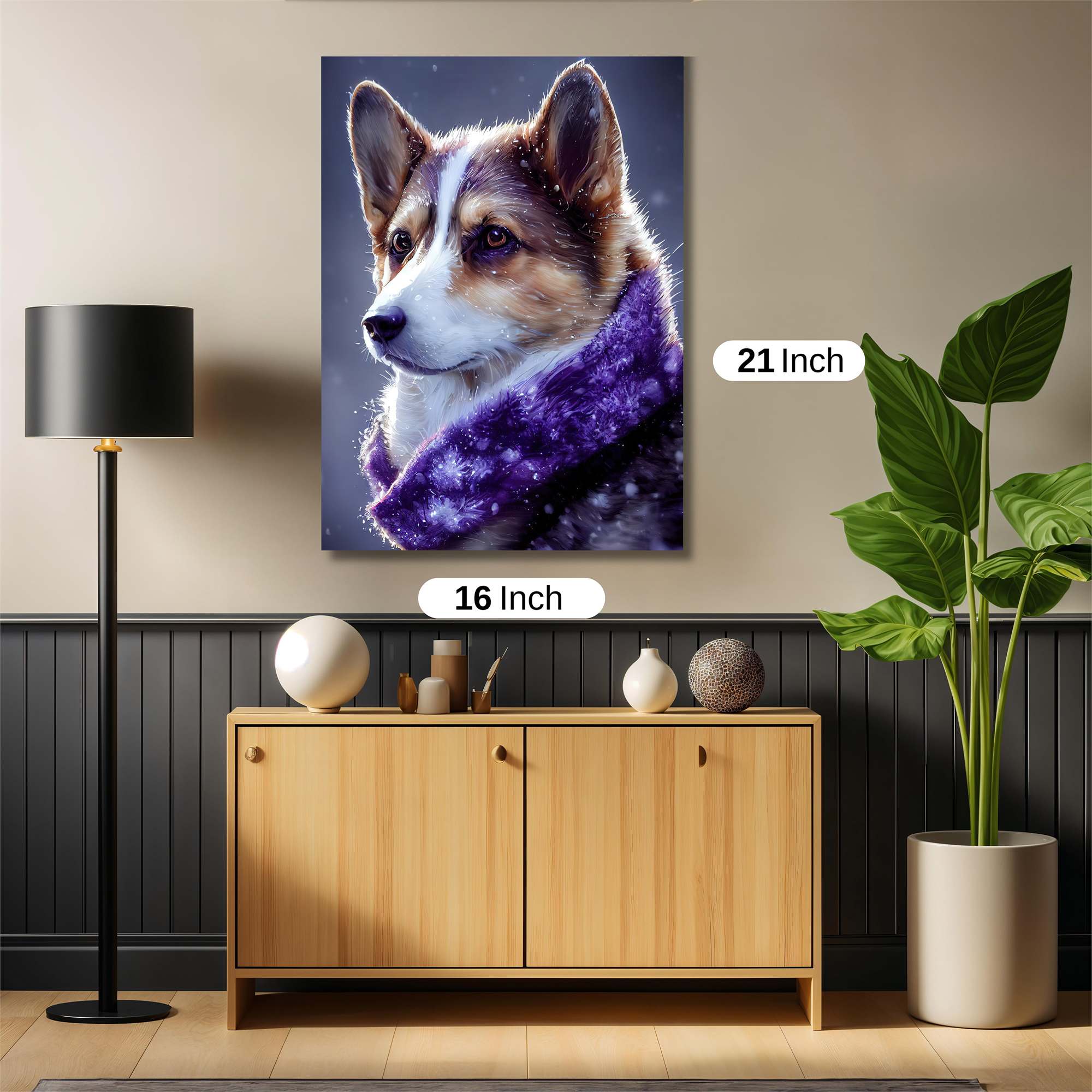 Corgi Cozy Safe Wall Magnetic / M