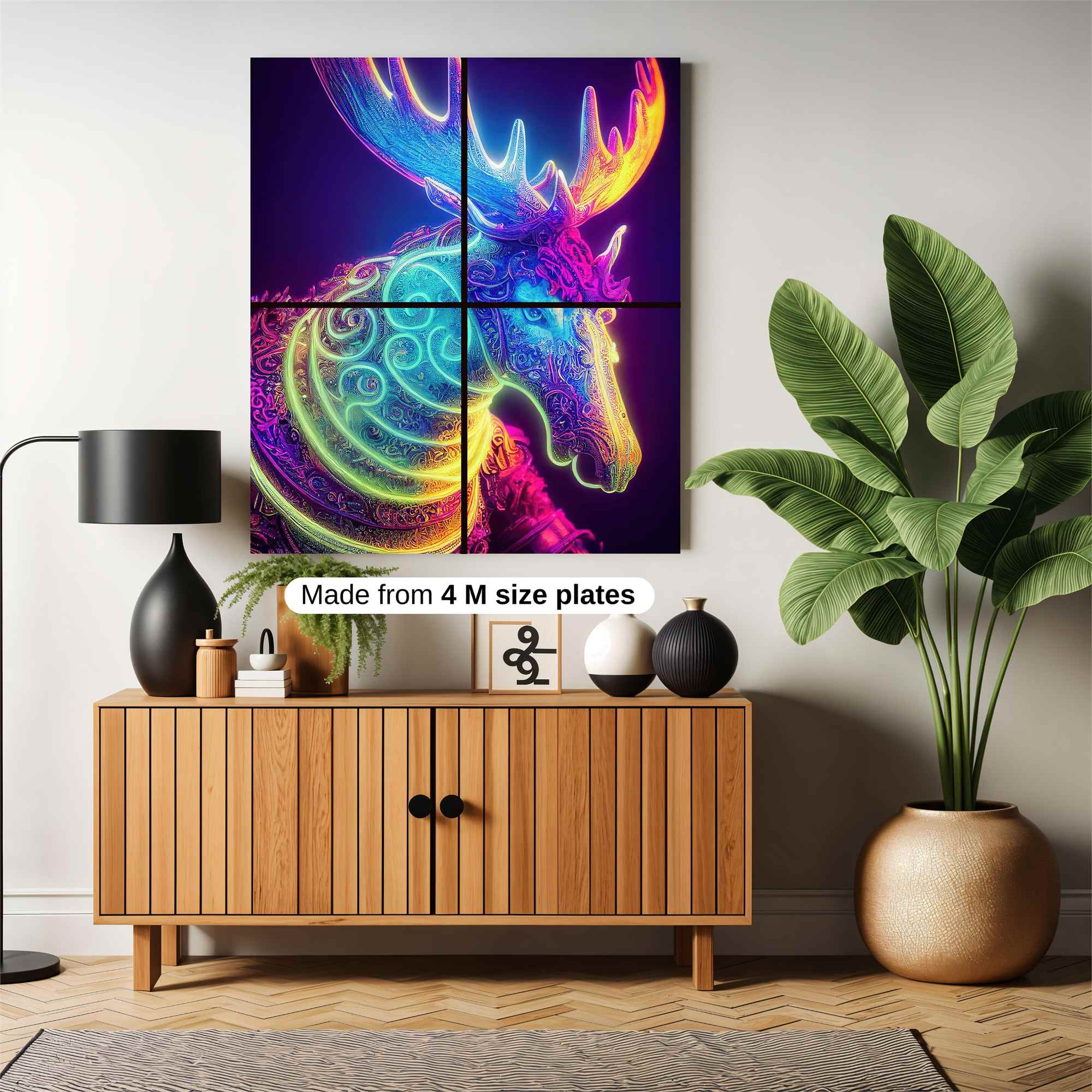 Neon Moose Safe Wall Magnetic / M
