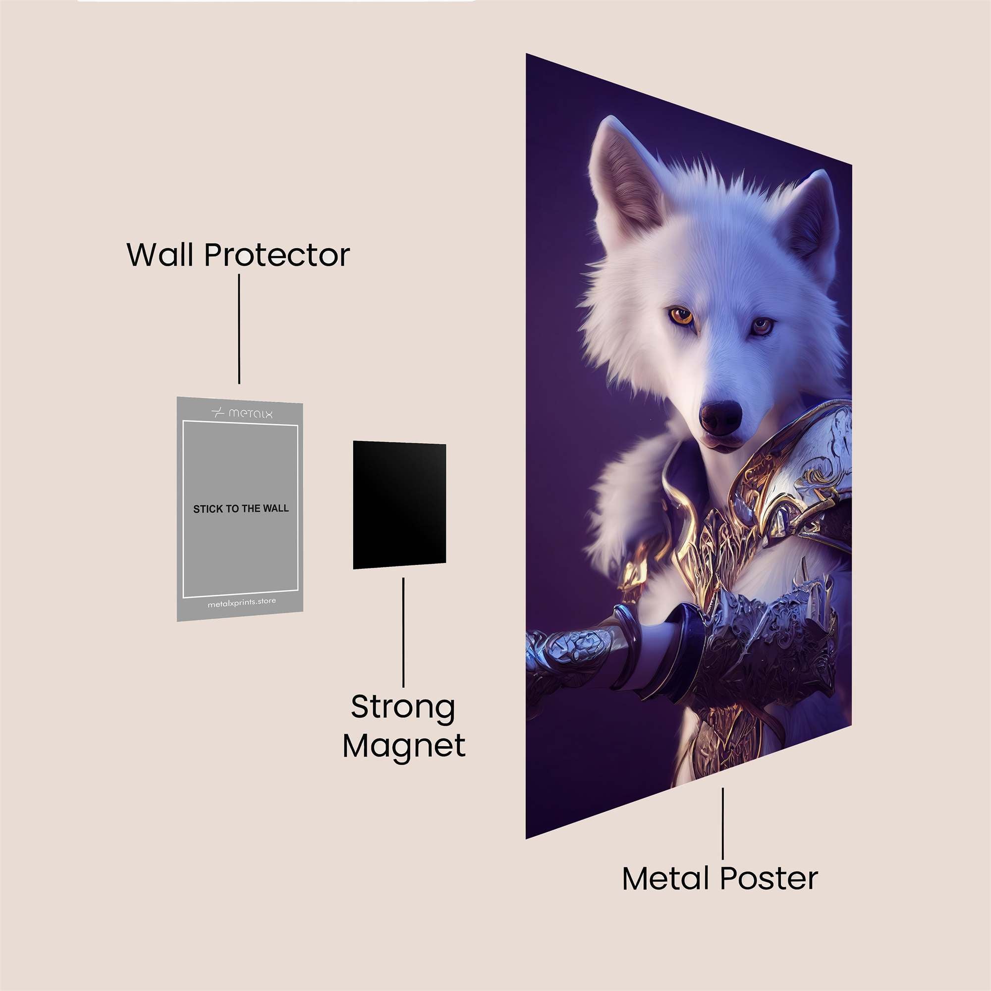Wolf Monarch Safe Wall Magnetic / M