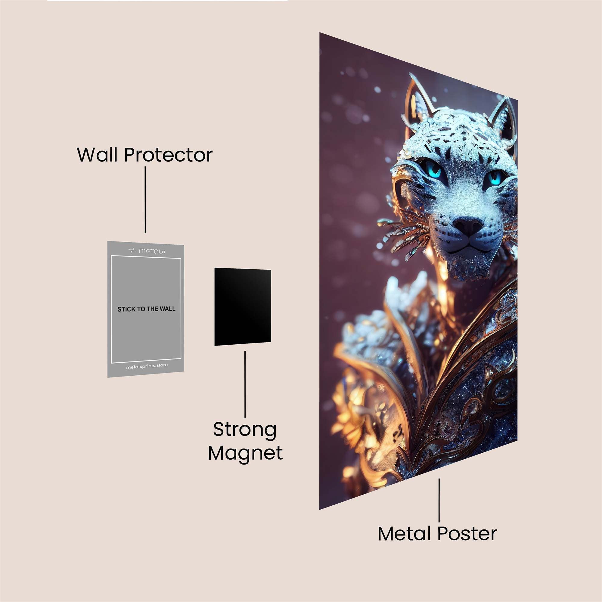 FrostMajesty Safe Wall Magnetic / M