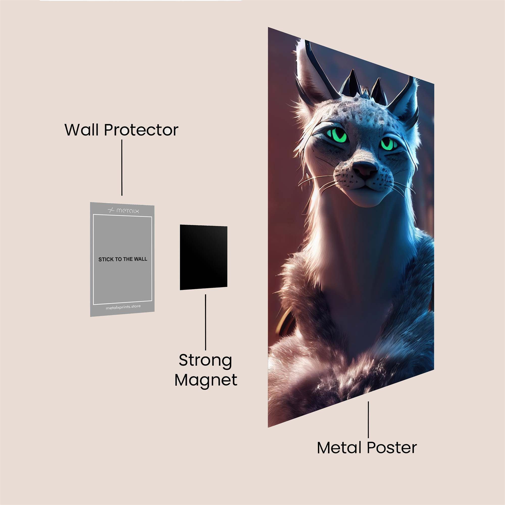 Lynx Majesty Safe Wall Magnetic / M