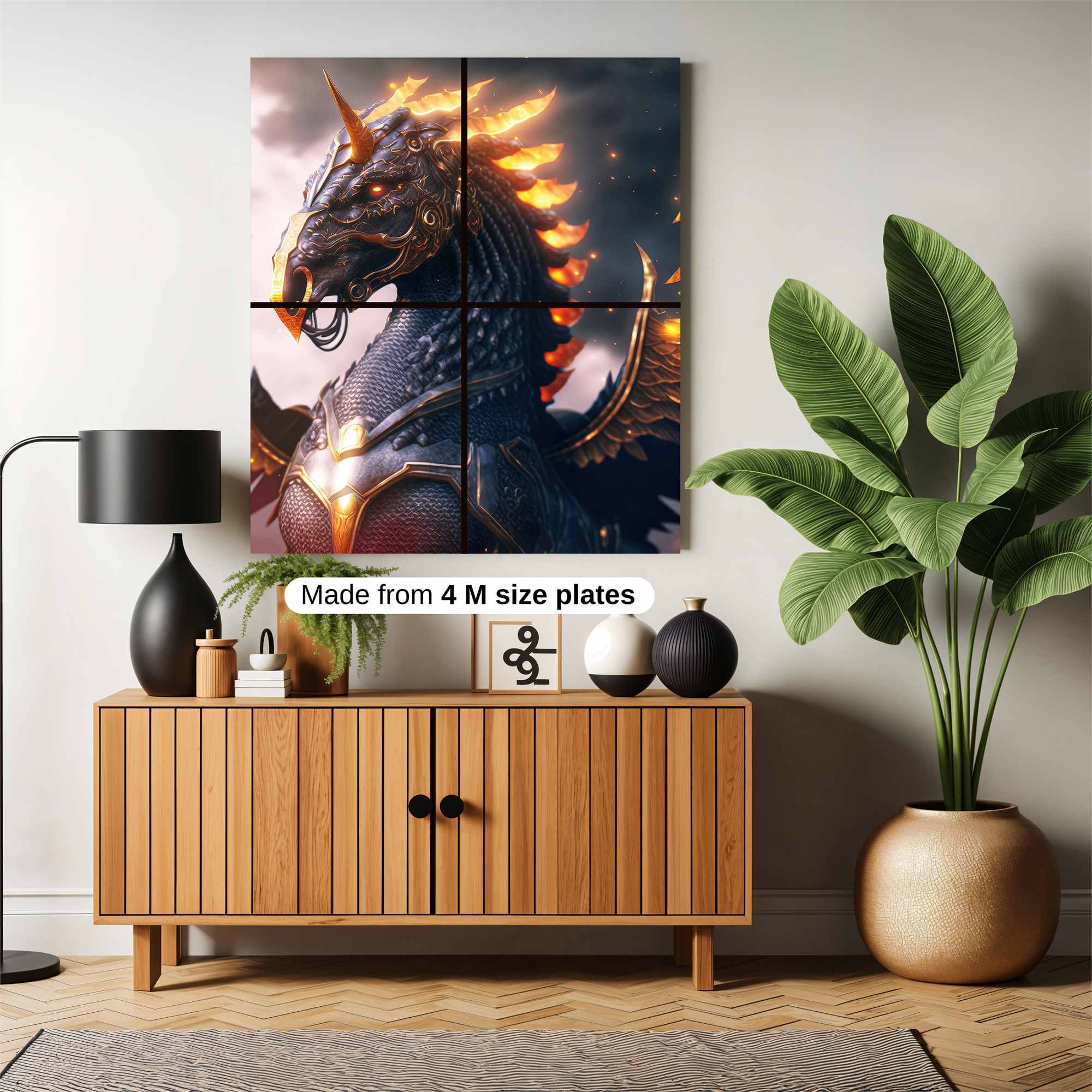 Dragon Blaze Safe Wall Magnetic / M