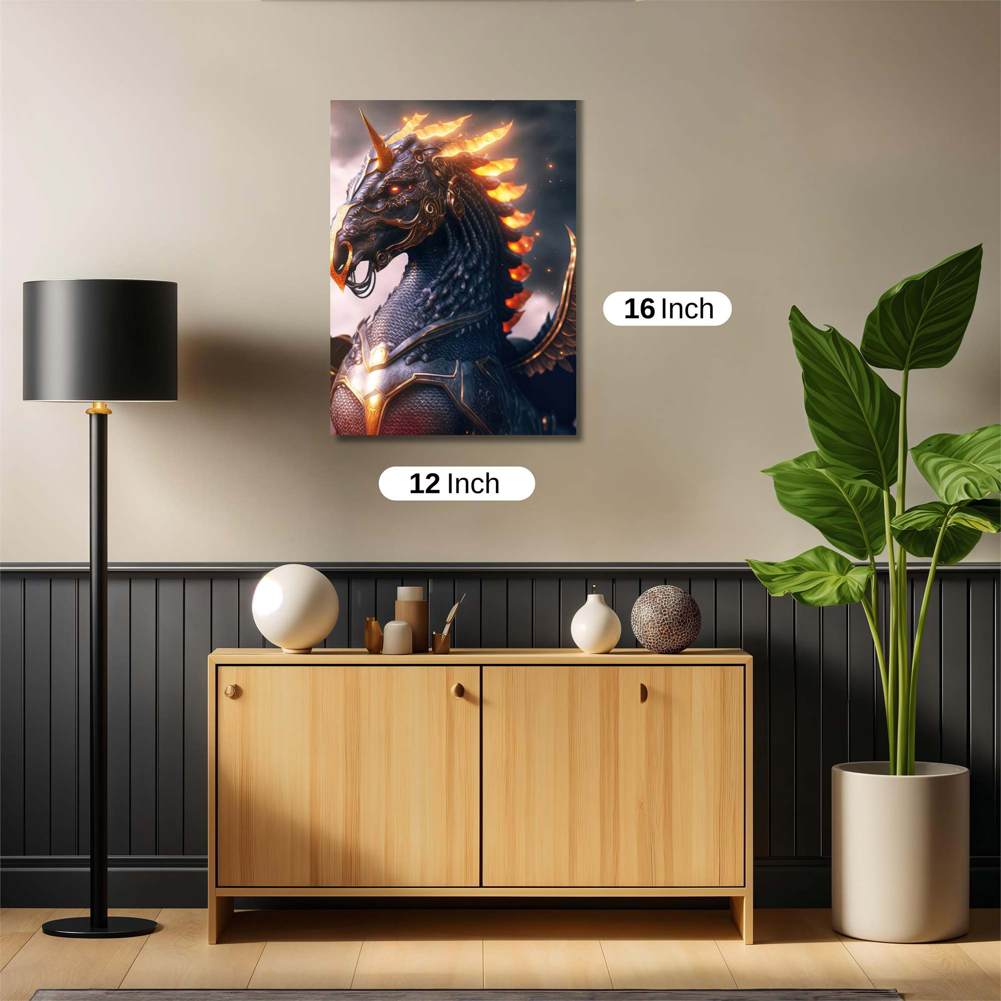 Dragon Blaze Safe Wall Magnetic / M