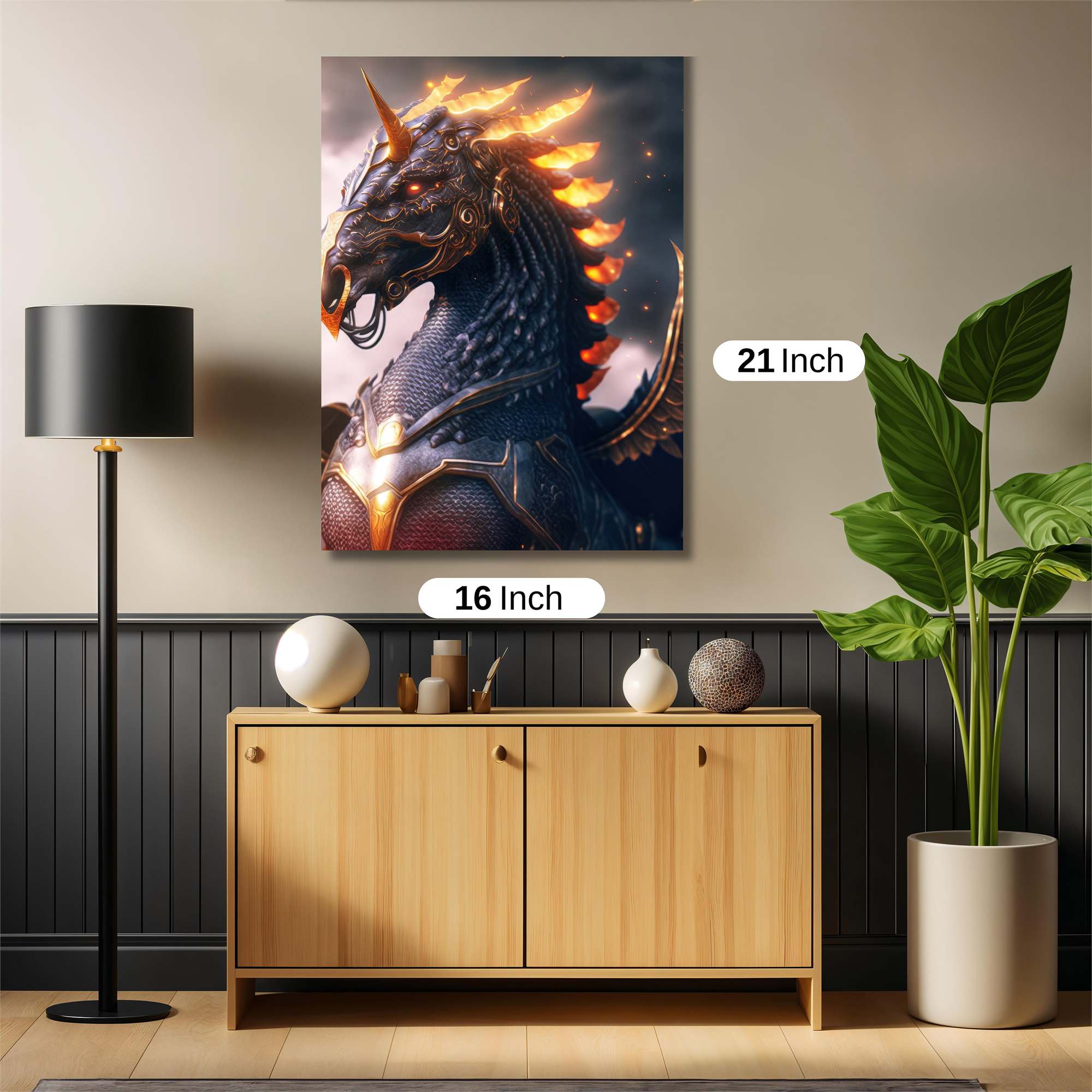 Dragon Blaze Safe Wall Magnetic / M