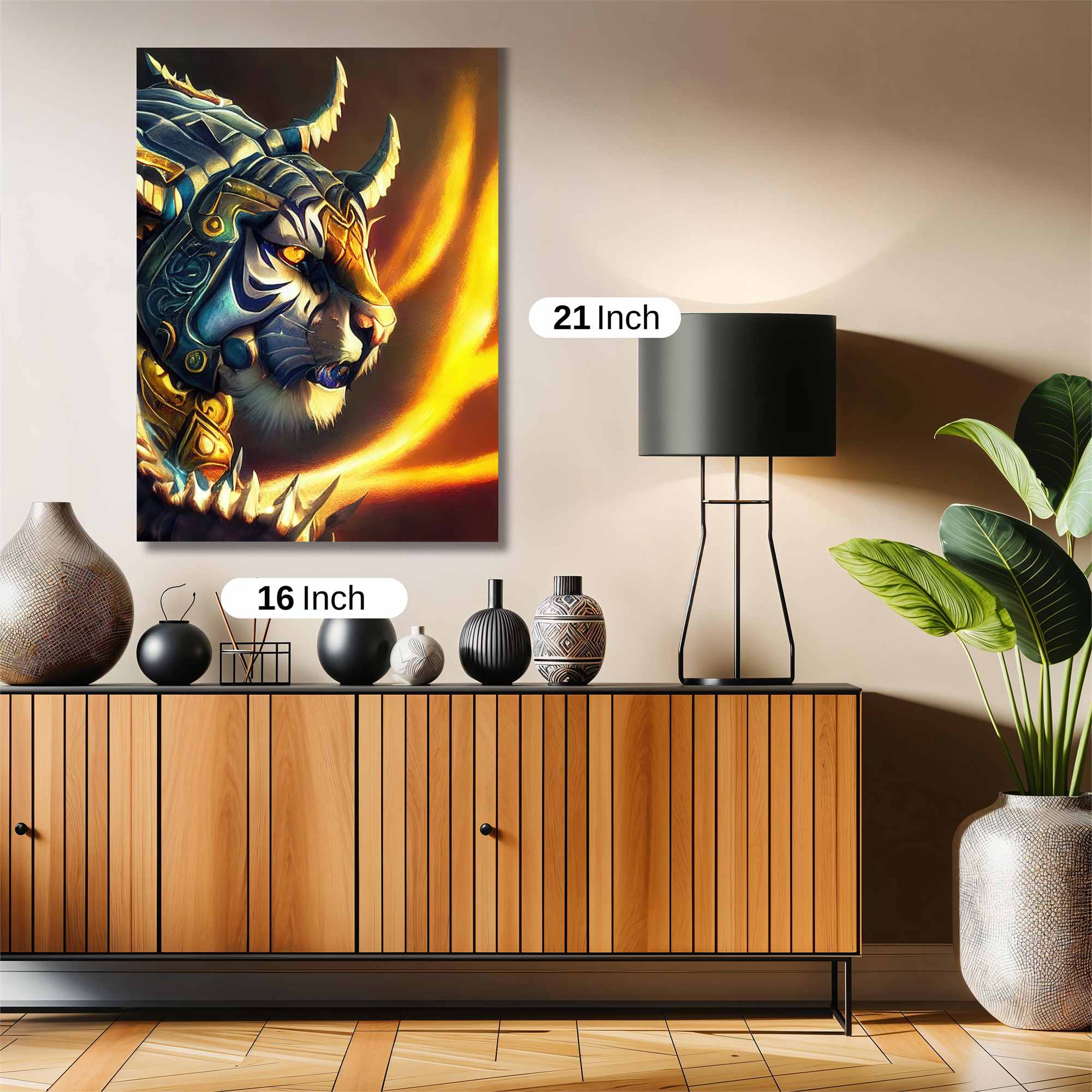 Tiger Blaze Safe Wall Magnetic / M