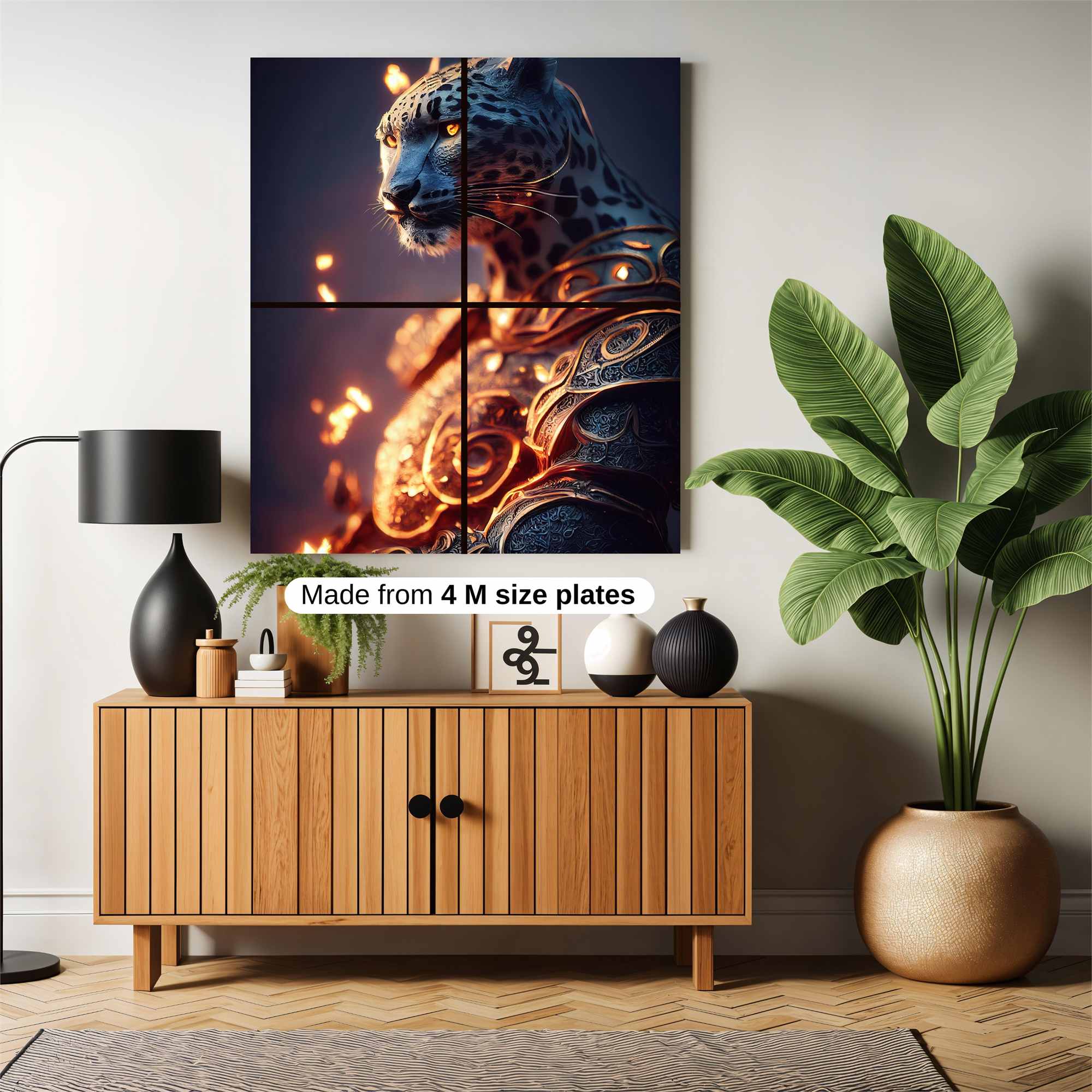 Leopard Enigma Safe Wall Magnetic / M