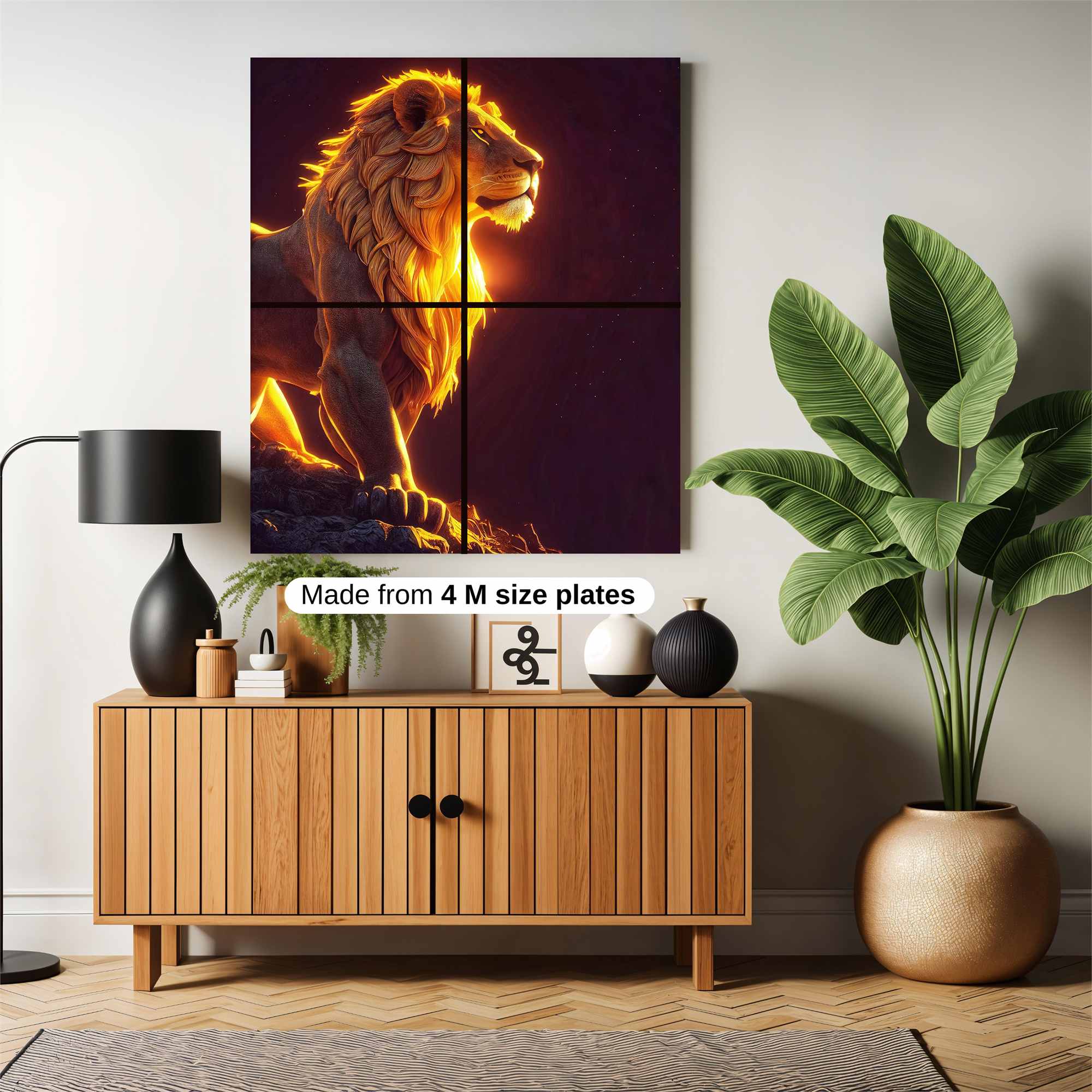 Lion Radiance Safe Wall Magnetic / M
