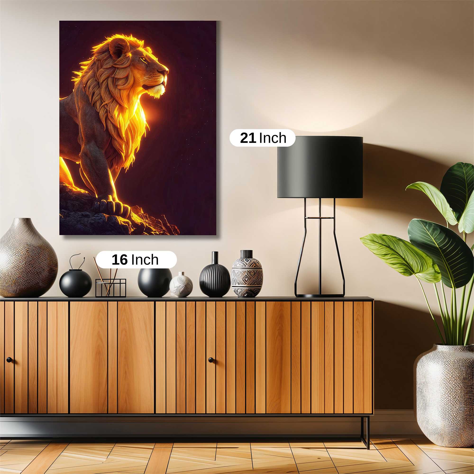 Lion Radiance Safe Wall Magnetic / M