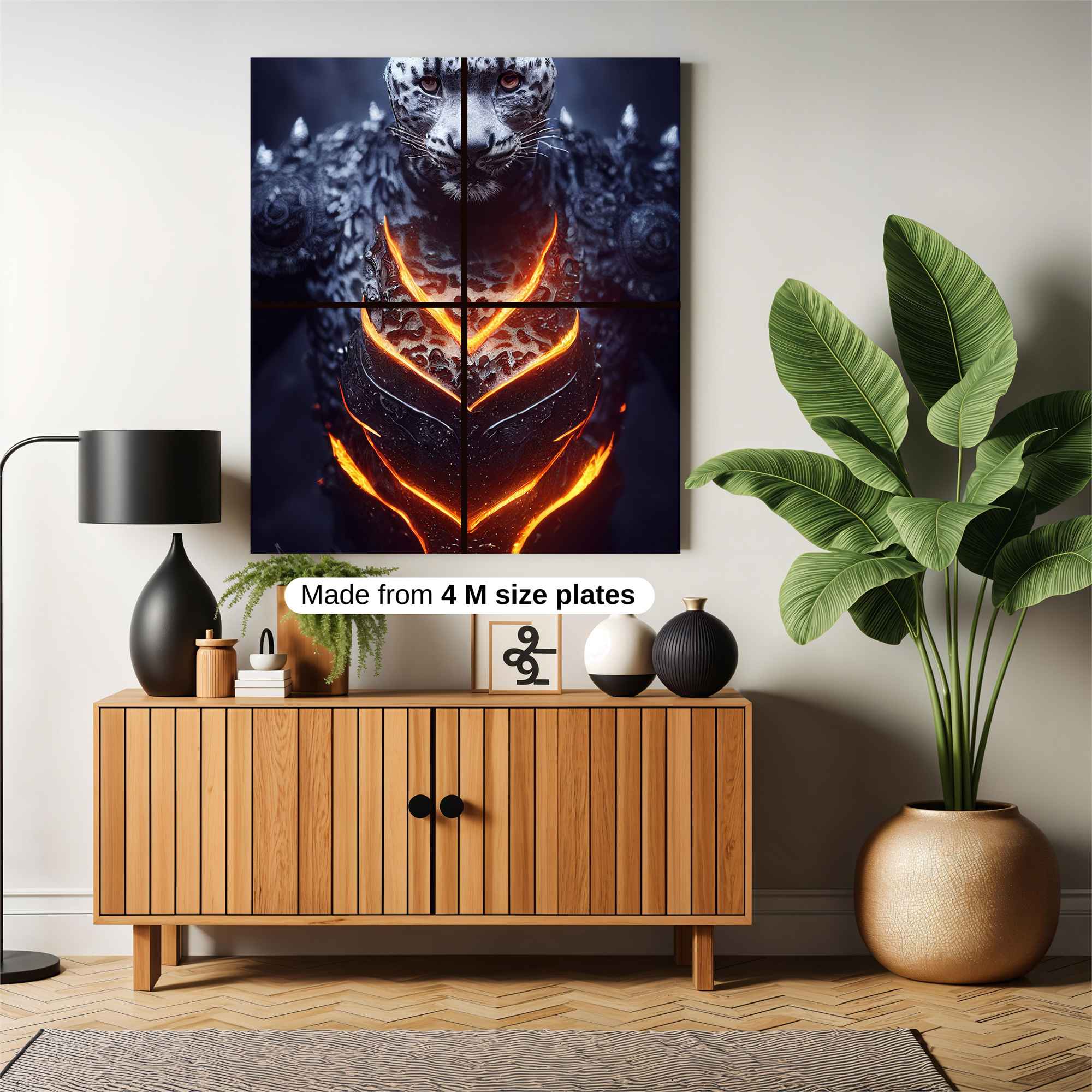 Leopard Fury Safe Wall Magnetic / M