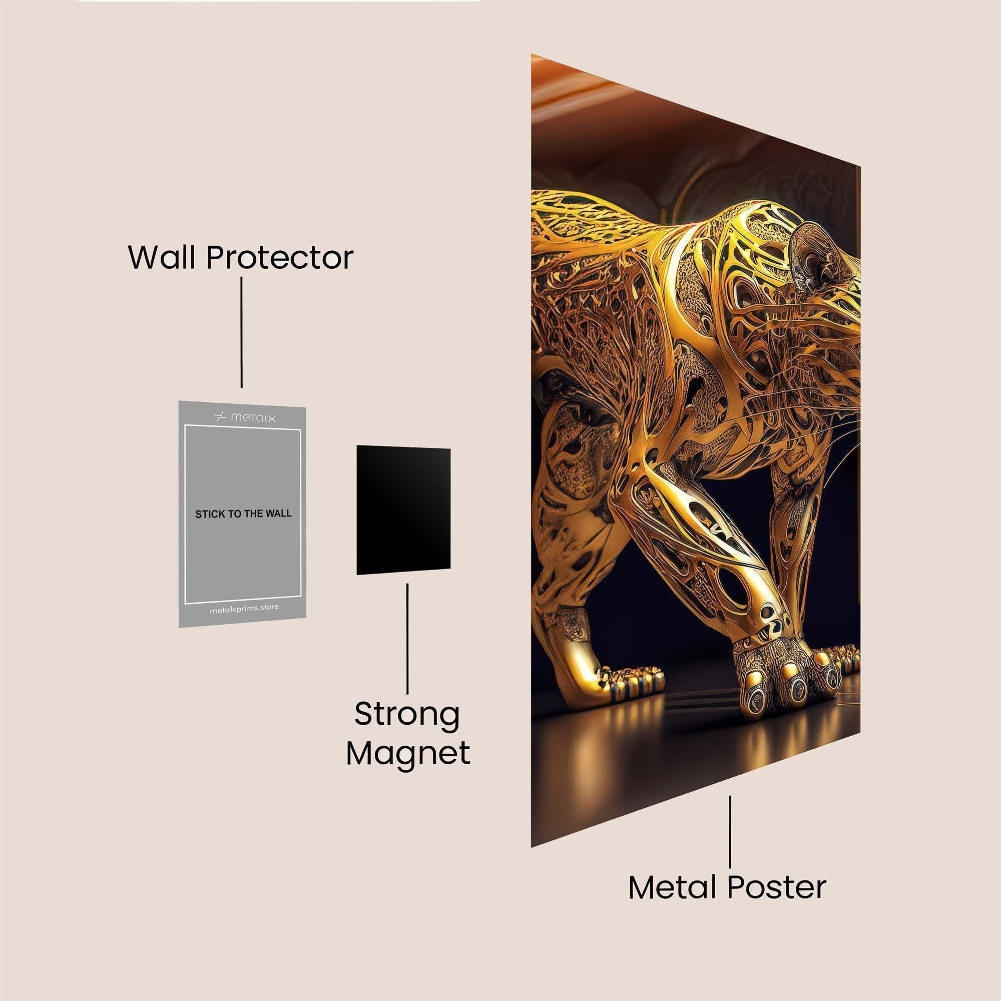 Lion Majesty Safe Wall Magnetic / M