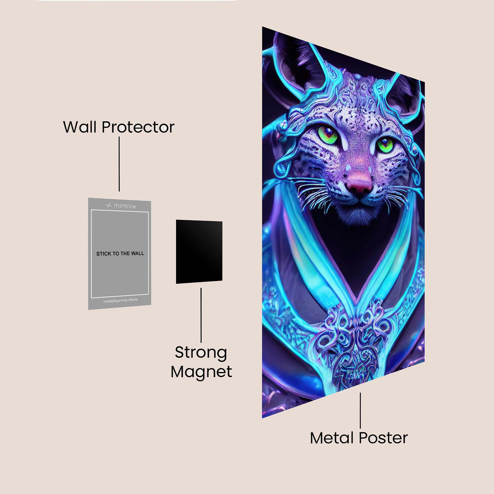 Mystic Lumina Safe Wall Magnetic / M