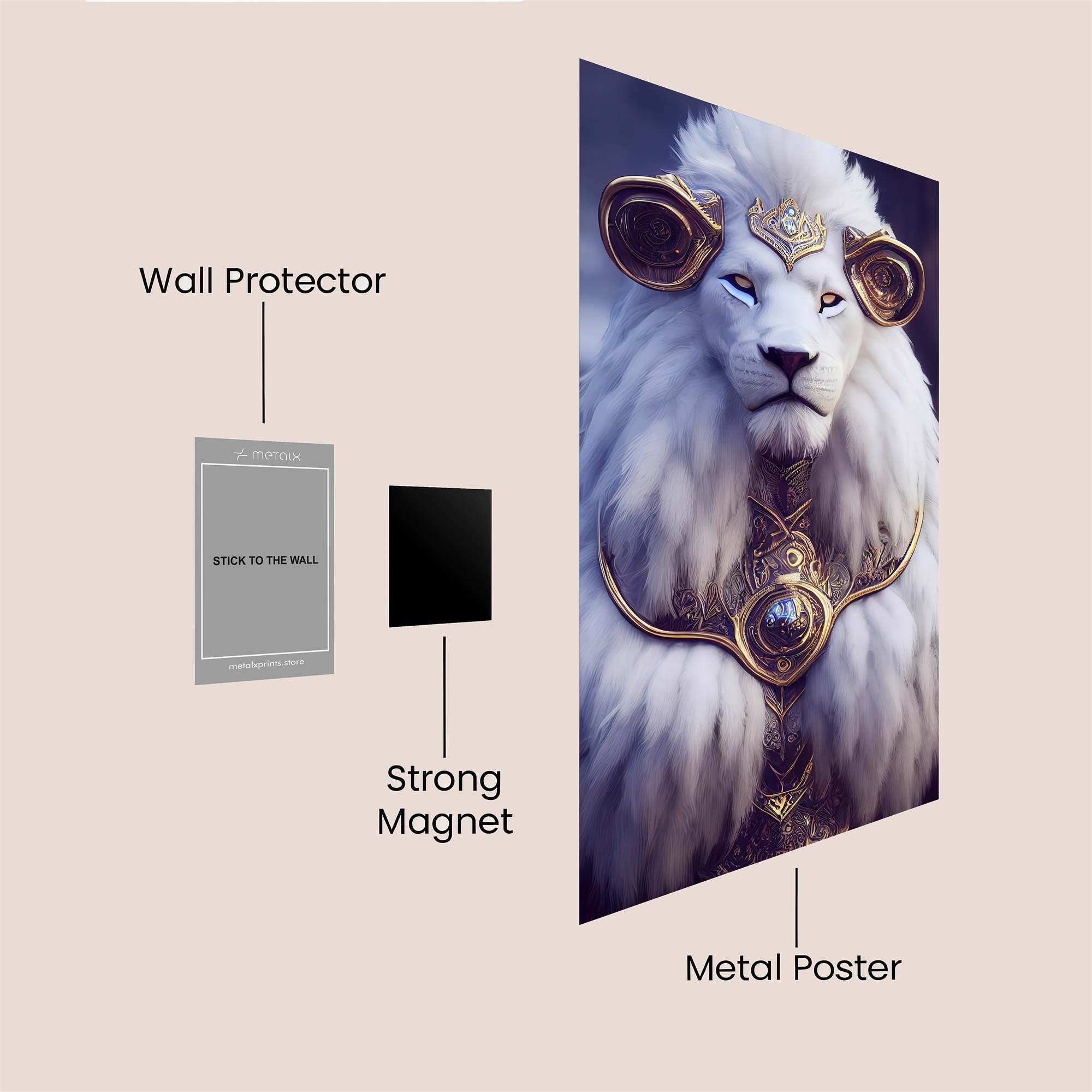 Regal Majesty Safe Wall Magnetic / M