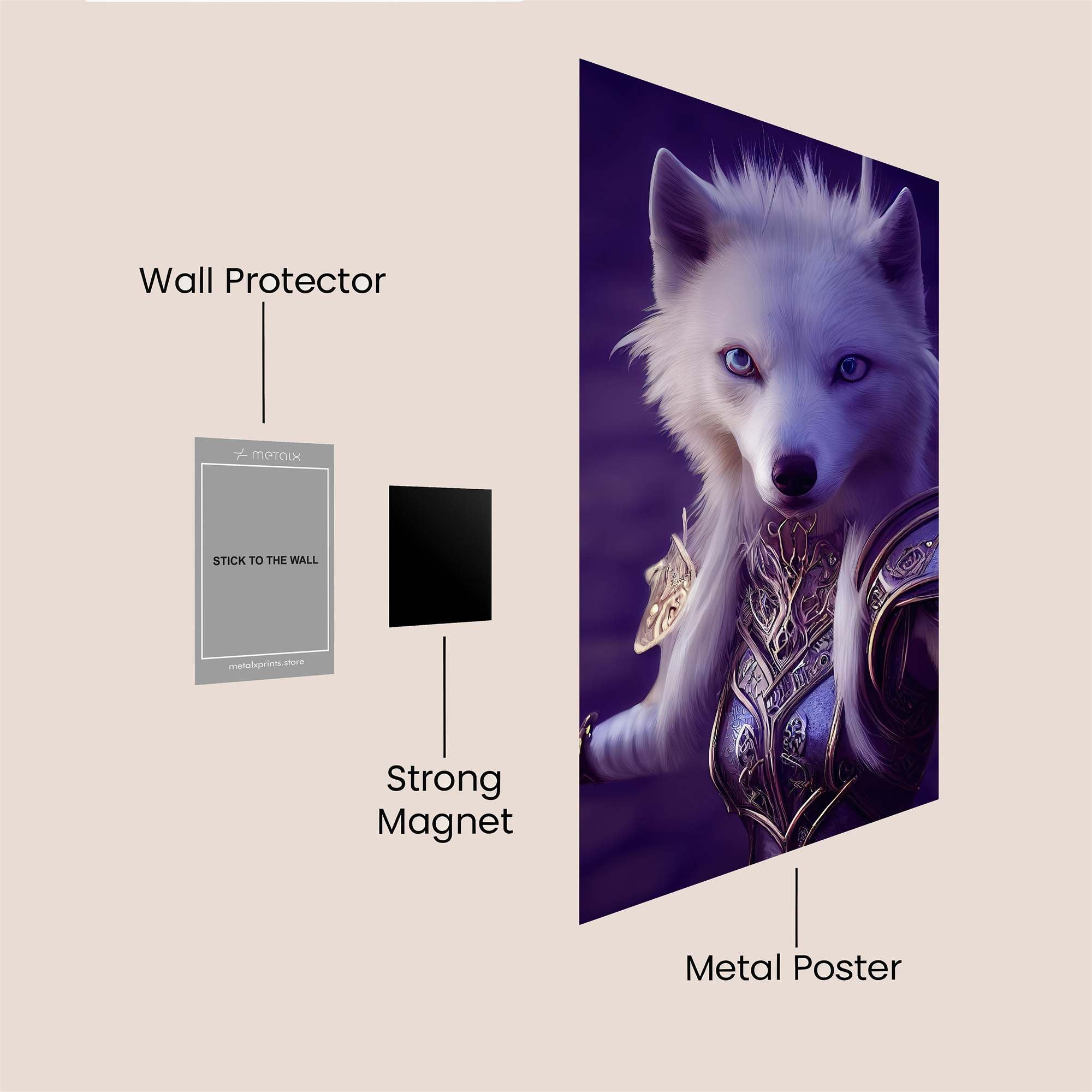 Arctic Majesty Safe Wall Magnetic / M