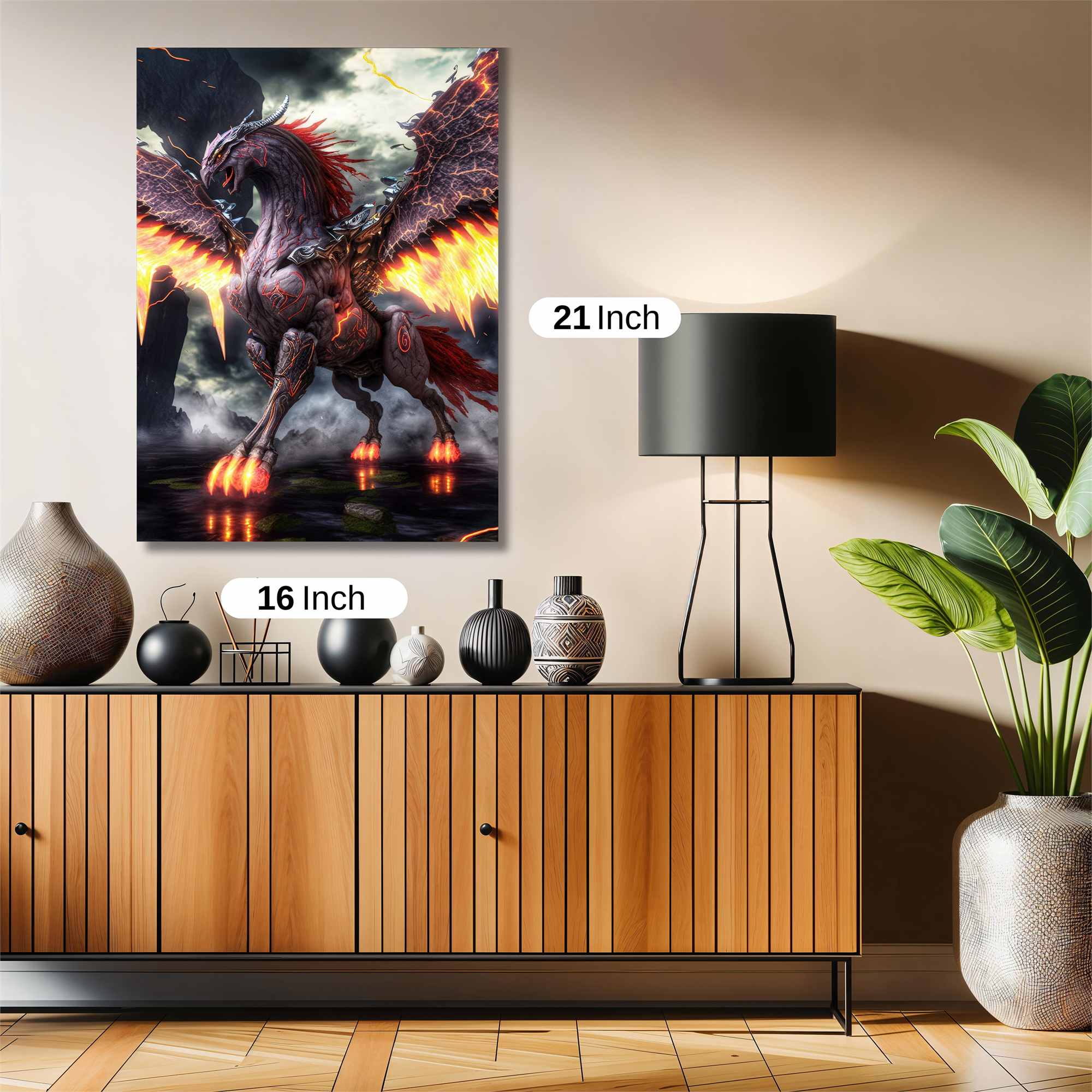 Pegasus Inferno Safe Wall Magnetic / M