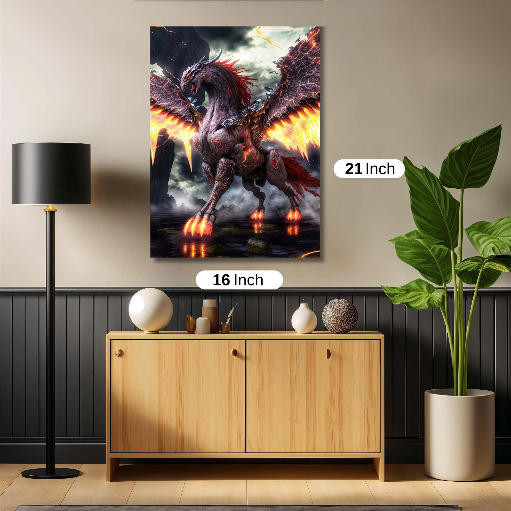 Pegasus Inferno Safe Wall Magnetic / M