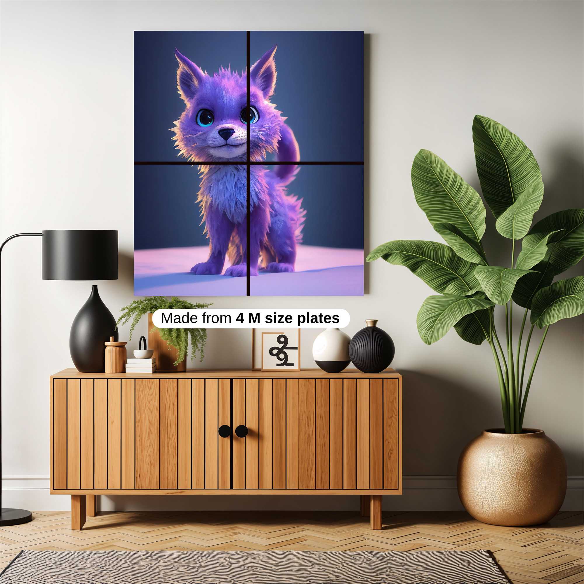 Violet Whimsy Safe Wall Magnetic / M