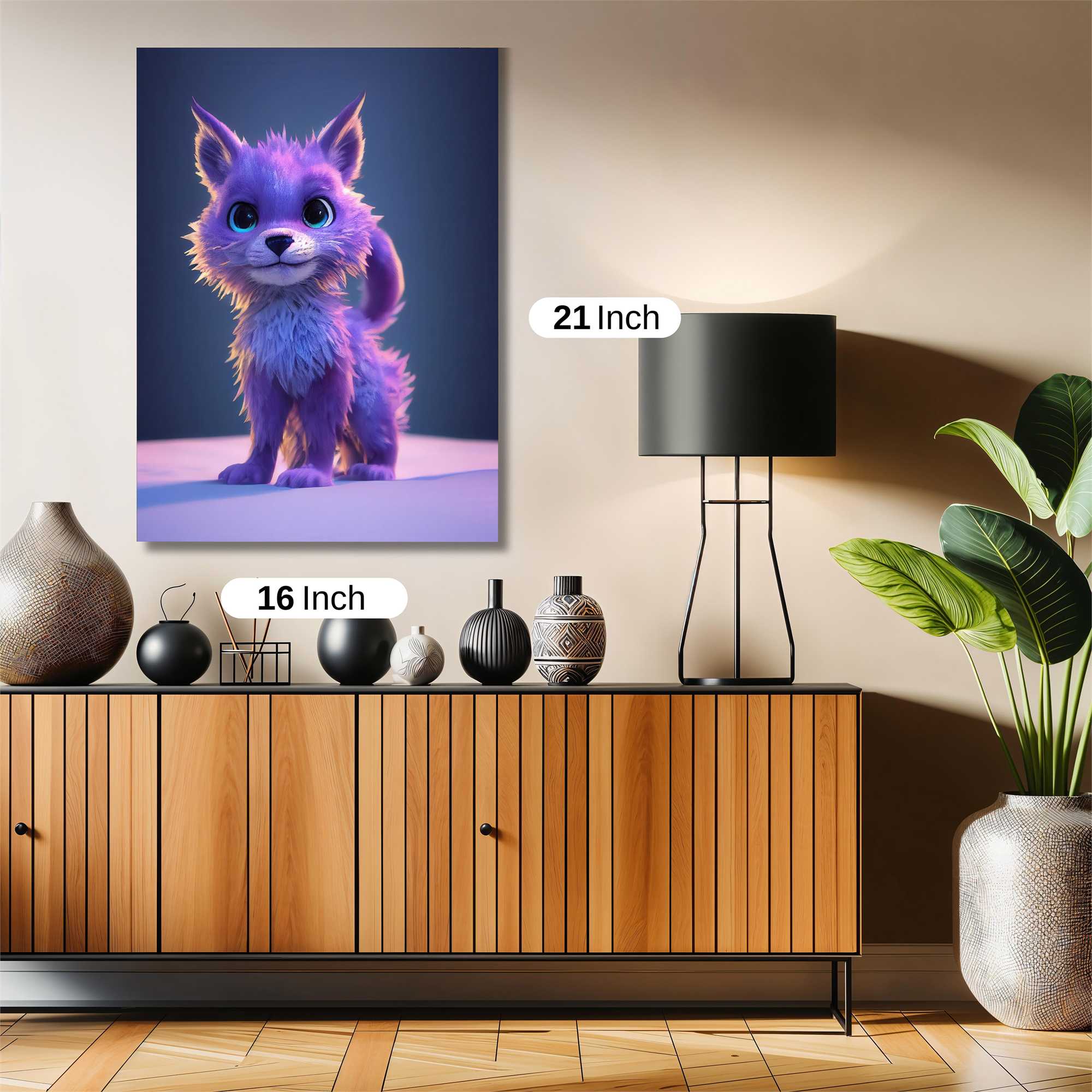 Violet Whimsy Safe Wall Magnetic / M