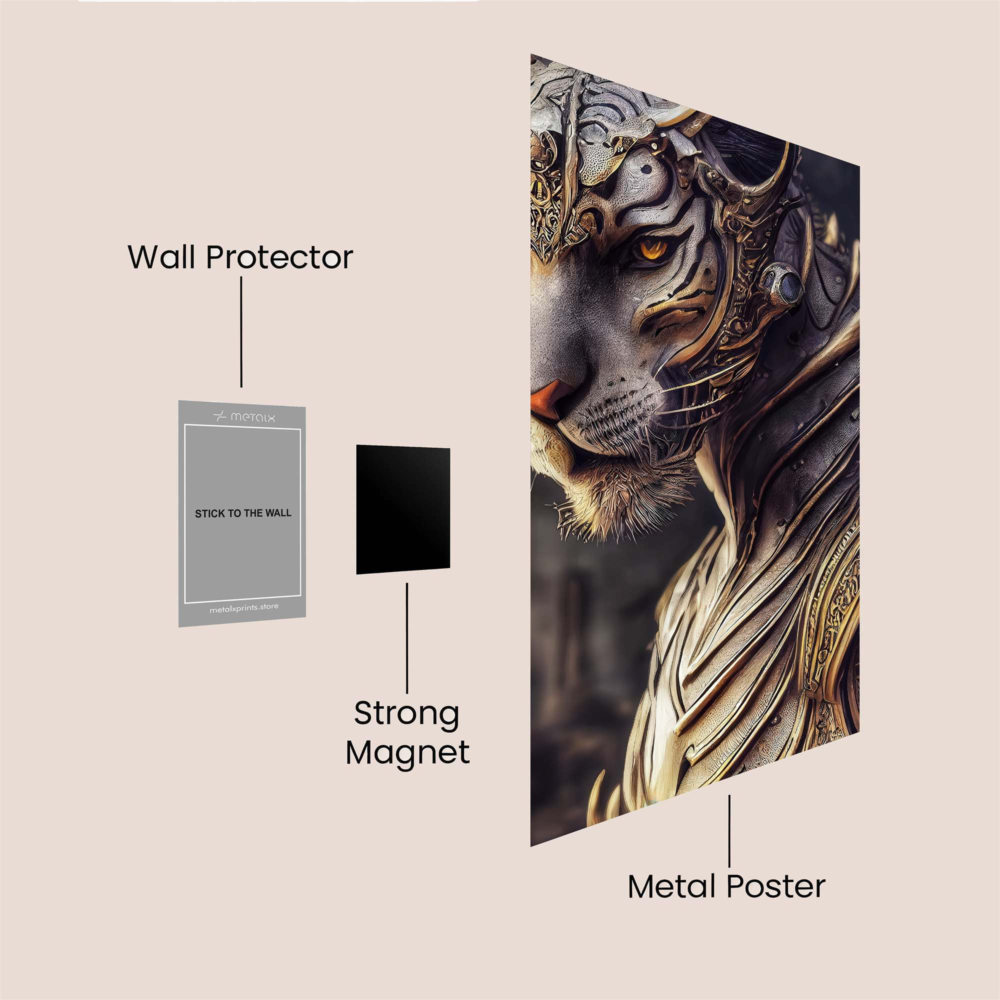 Tiger Regal Safe Wall Magnetic / M