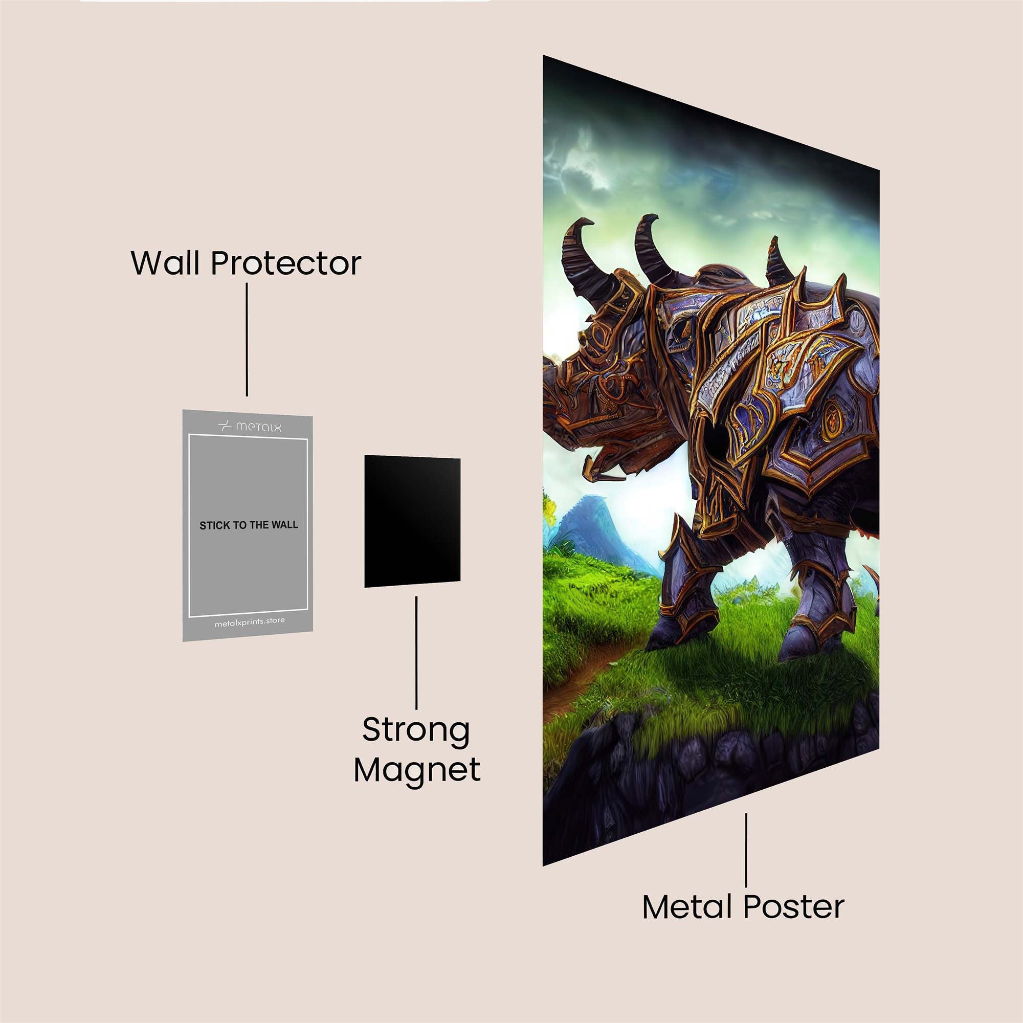 Armored Majesty Safe Wall Magnetic / M