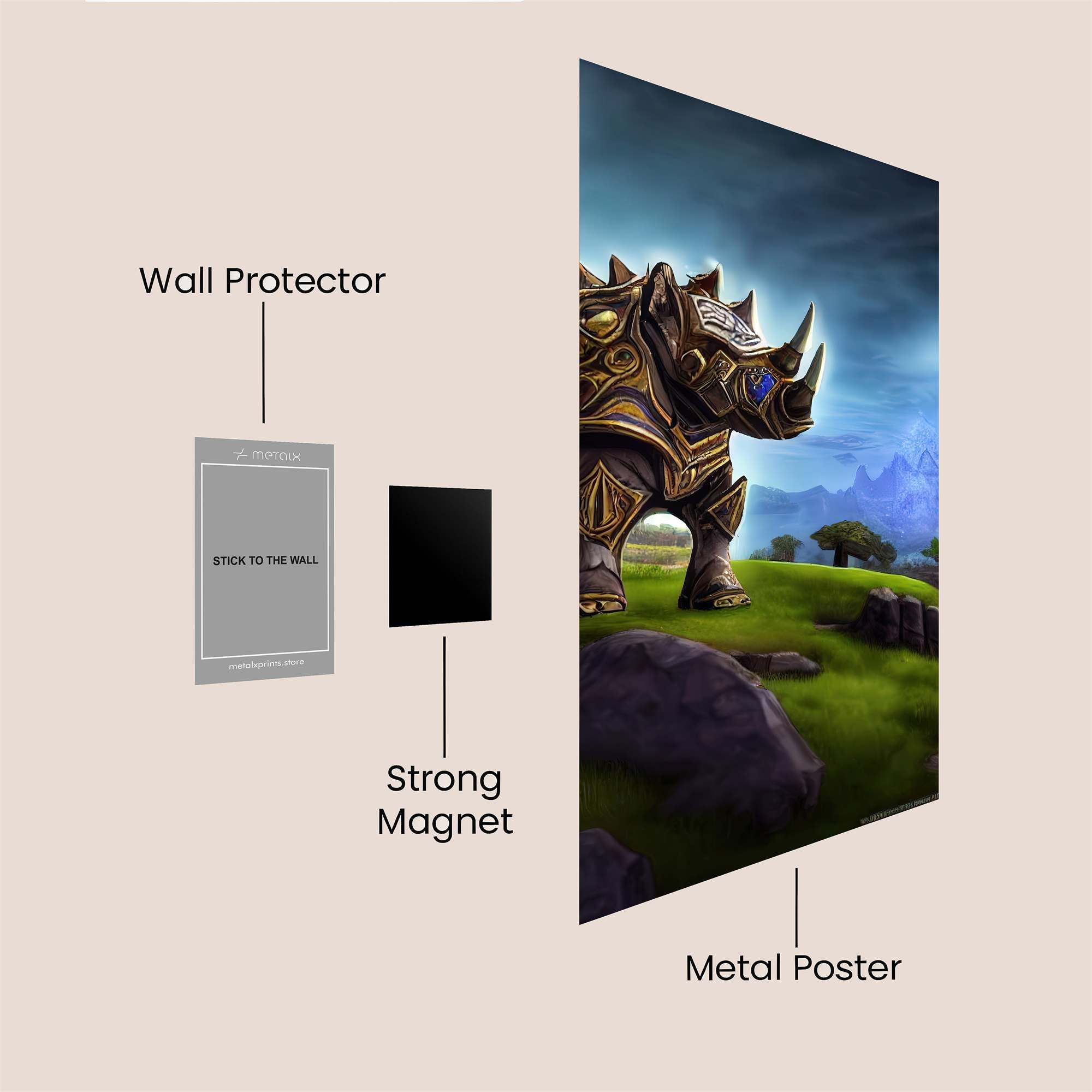 Regal Majesty Safe Wall Magnetic / M