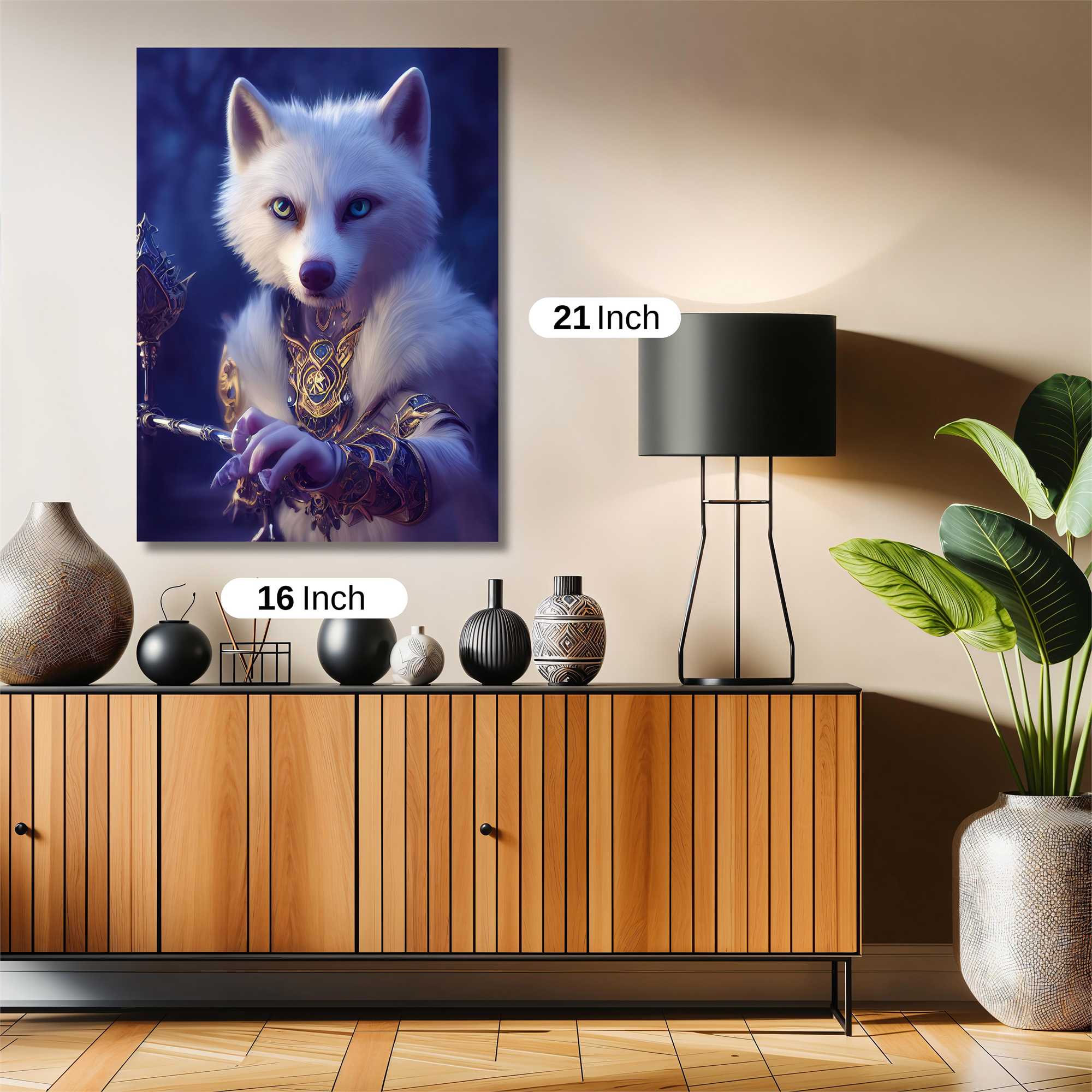 Mystic Wolf Safe Wall Magnetic / M