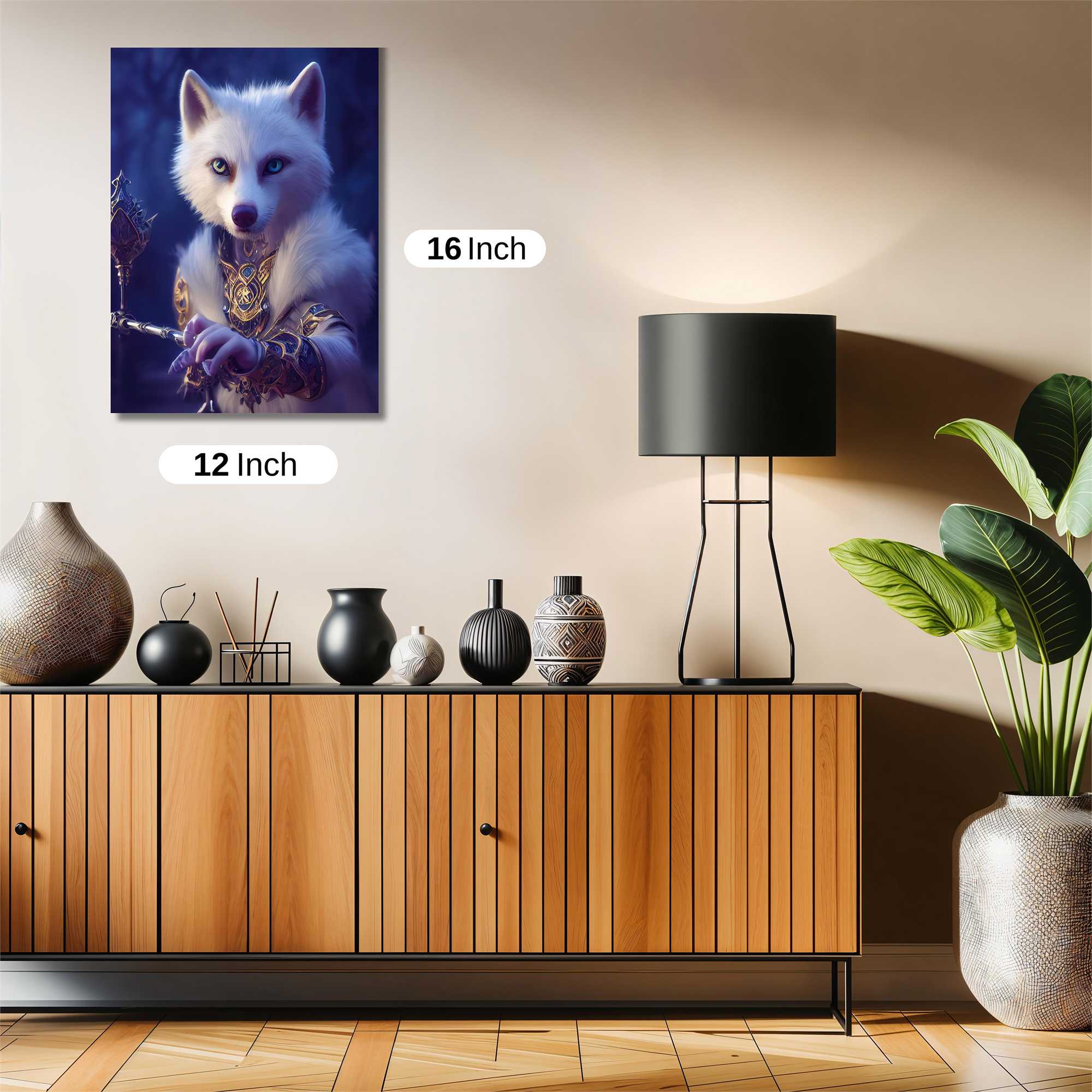 Mystic Wolf Safe Wall Magnetic / M