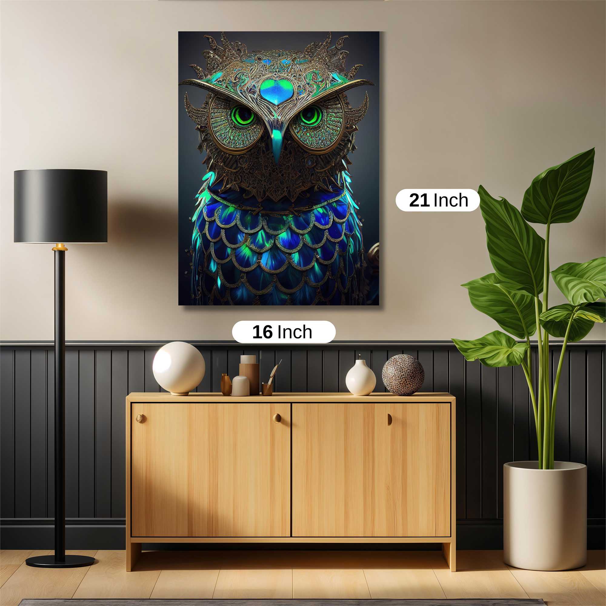 Owl Majestic Safe Wall Magnetic / M