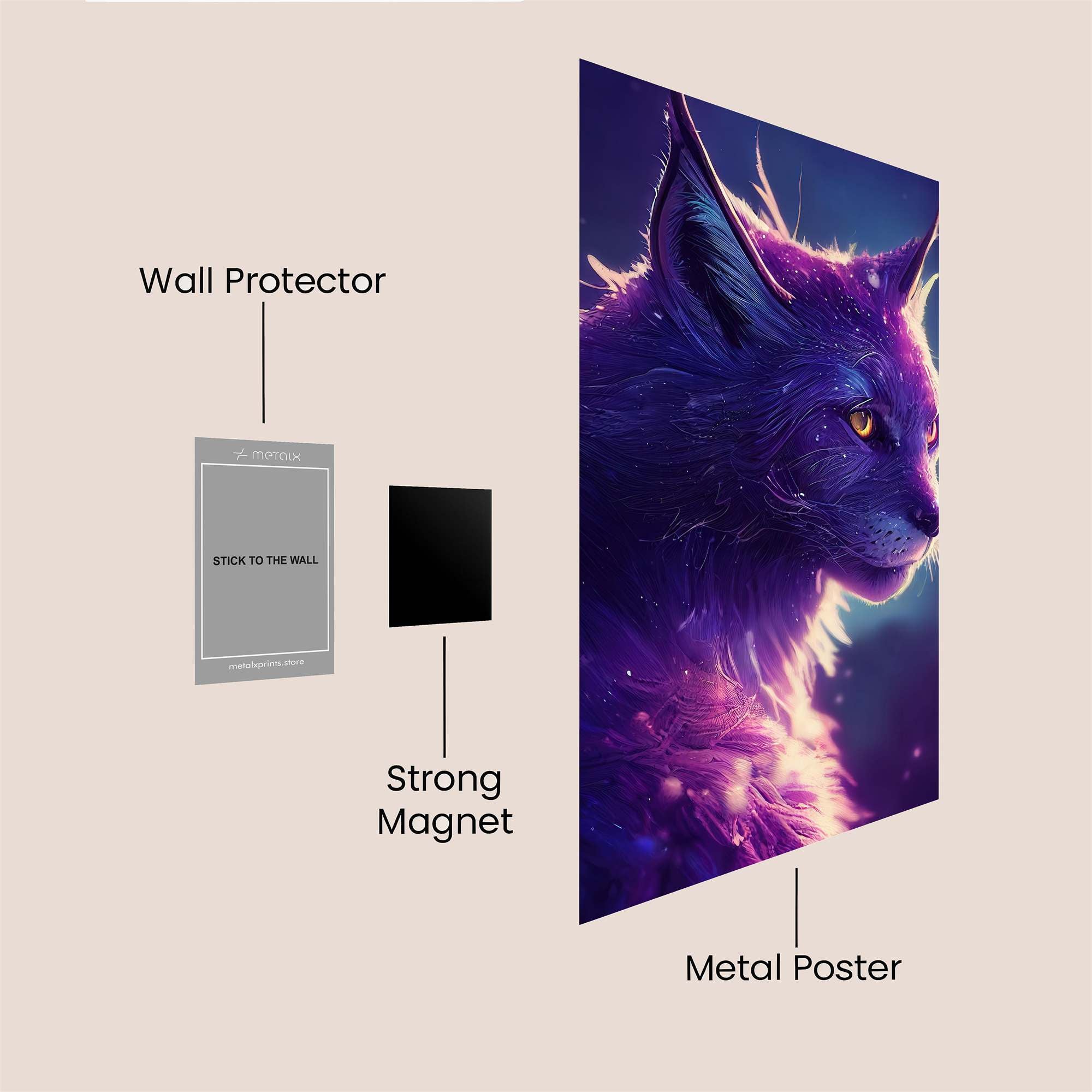 Cosmic Majesty Safe Wall Magnetic / M