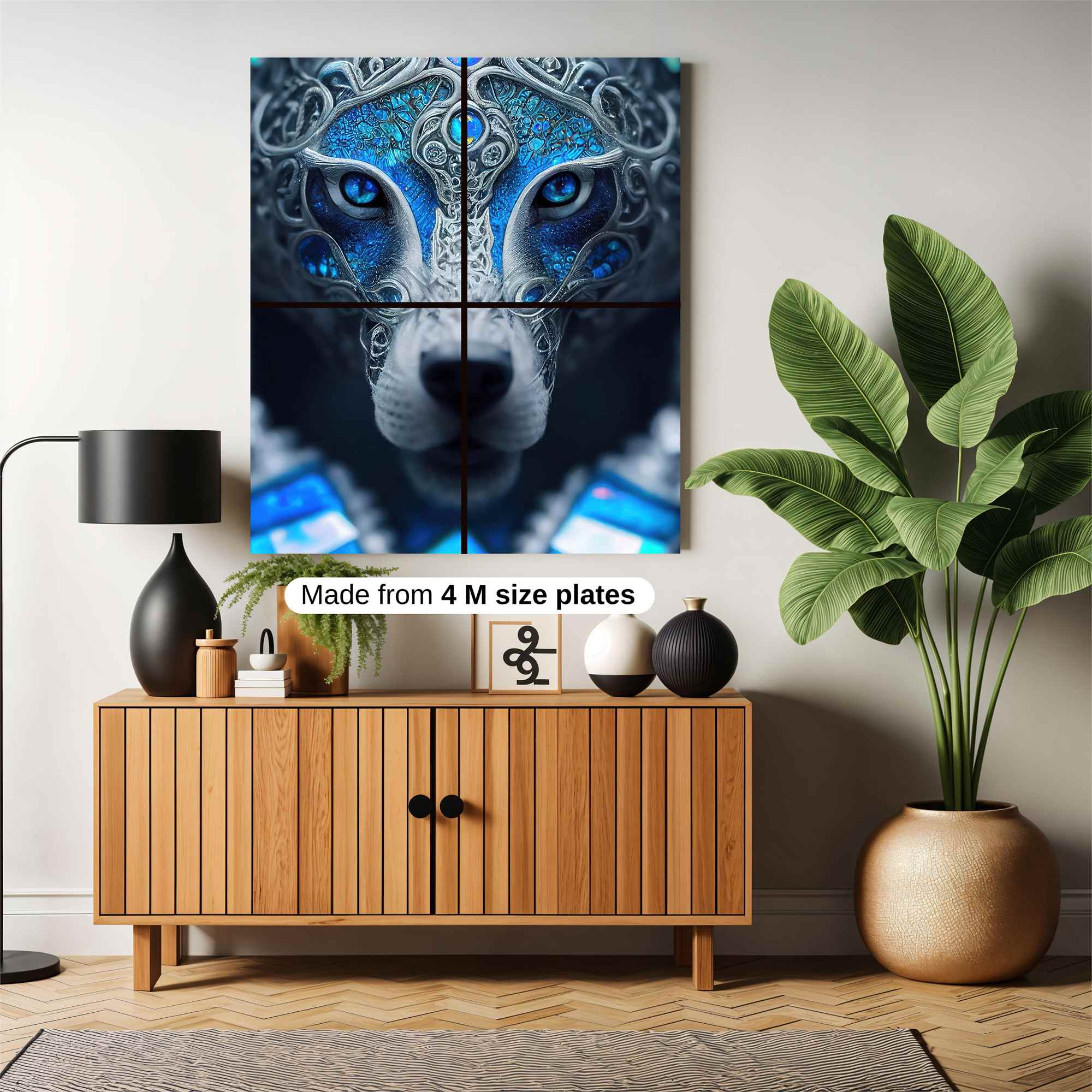 Wolf Enchantment Safe Wall Magnetic / M