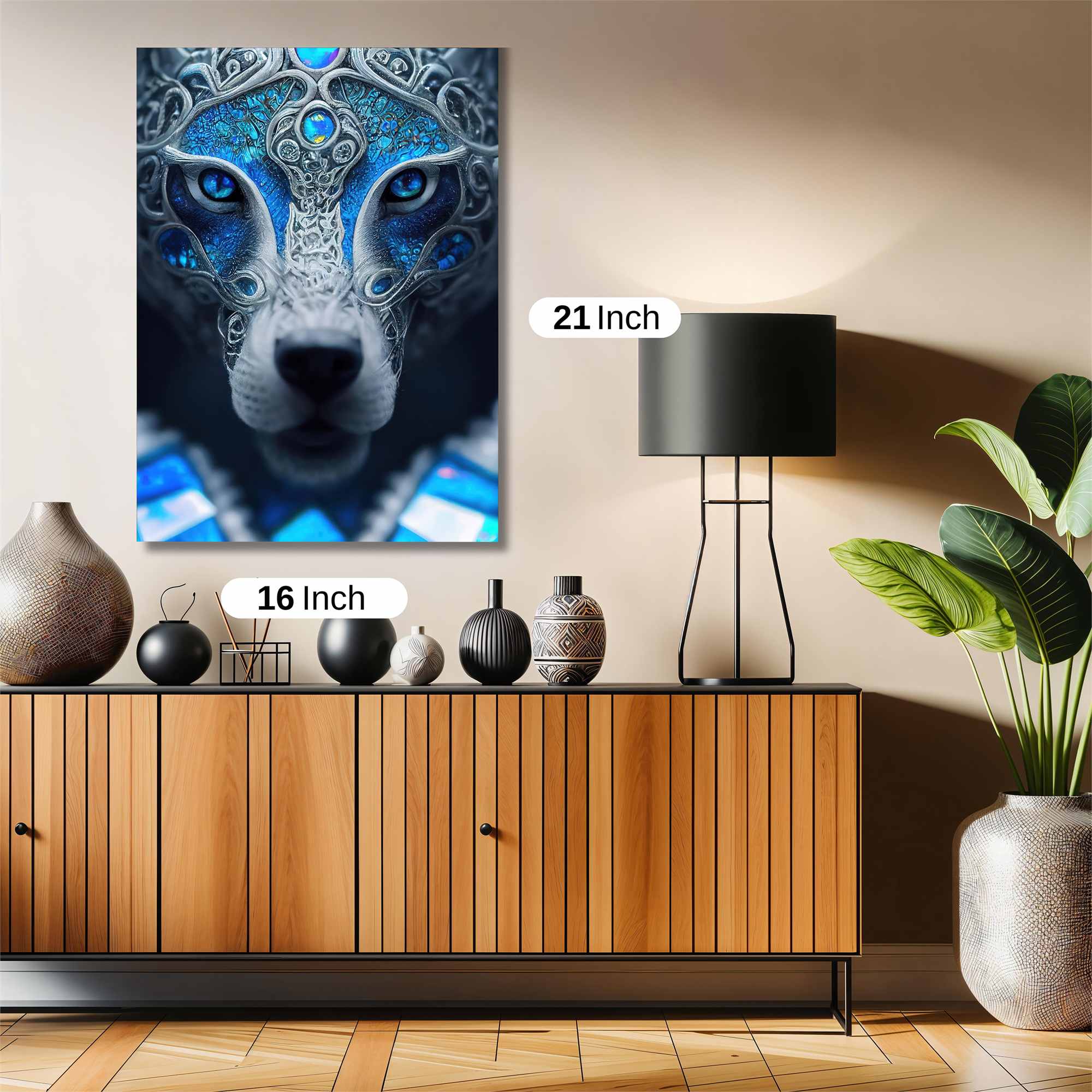 Wolf Enchantment Safe Wall Magnetic / M