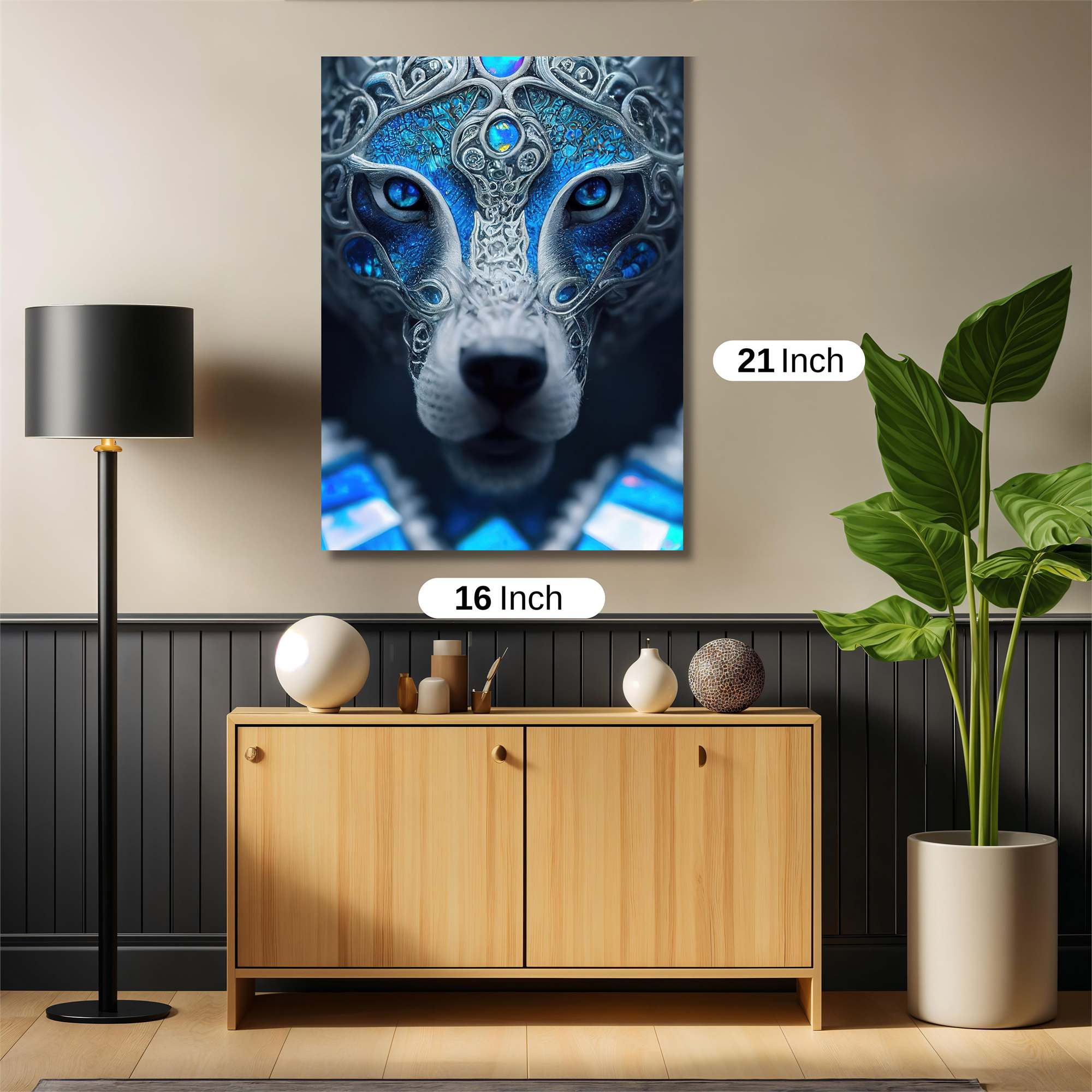 Wolf Enchantment Safe Wall Magnetic / M