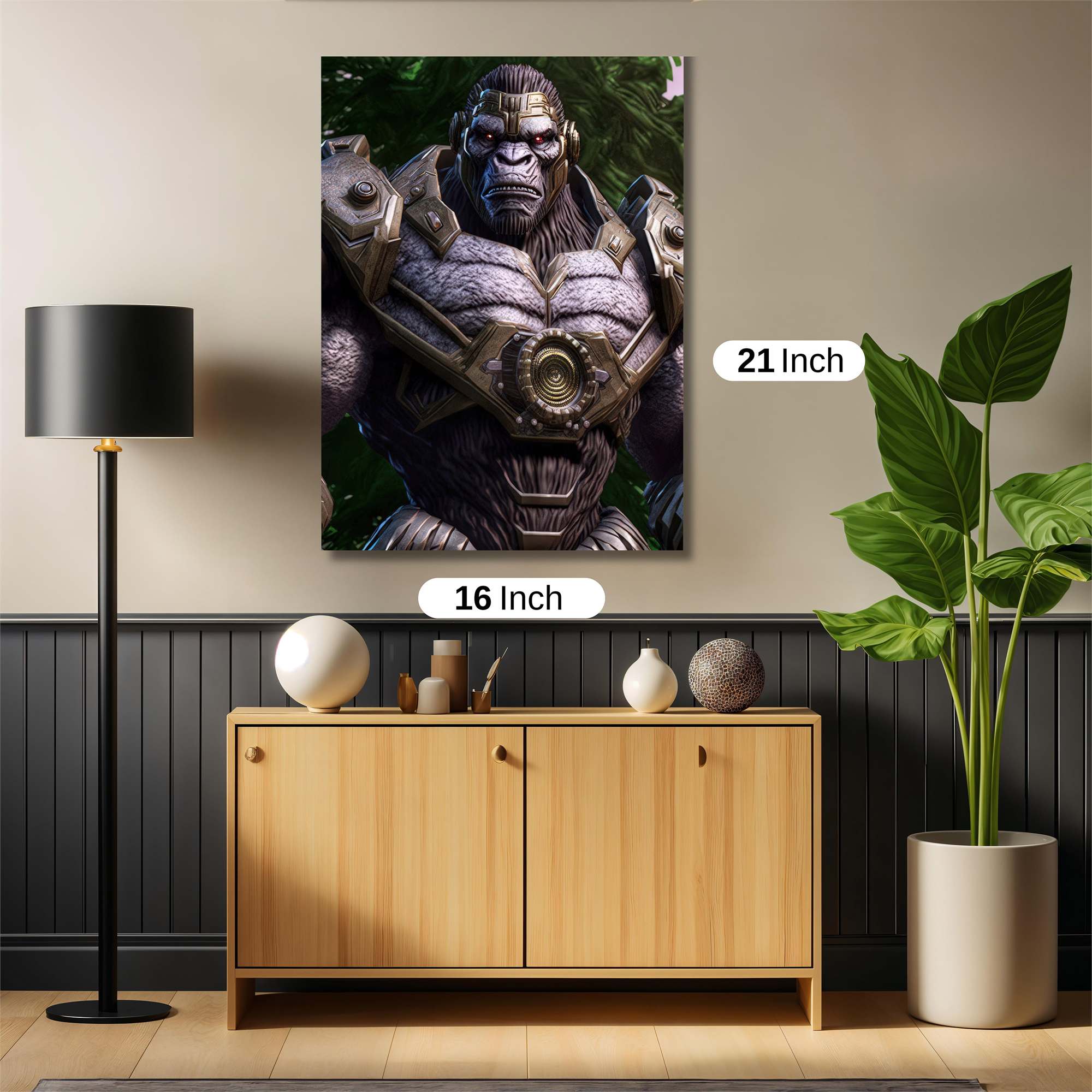 Gorilla Ferocious Safe Wall Magnetic / M