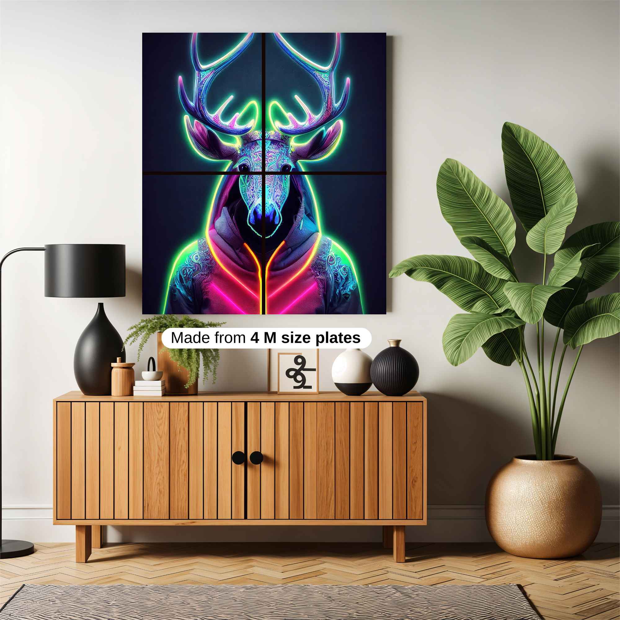 Neon Stag Safe Wall Magnetic / M
