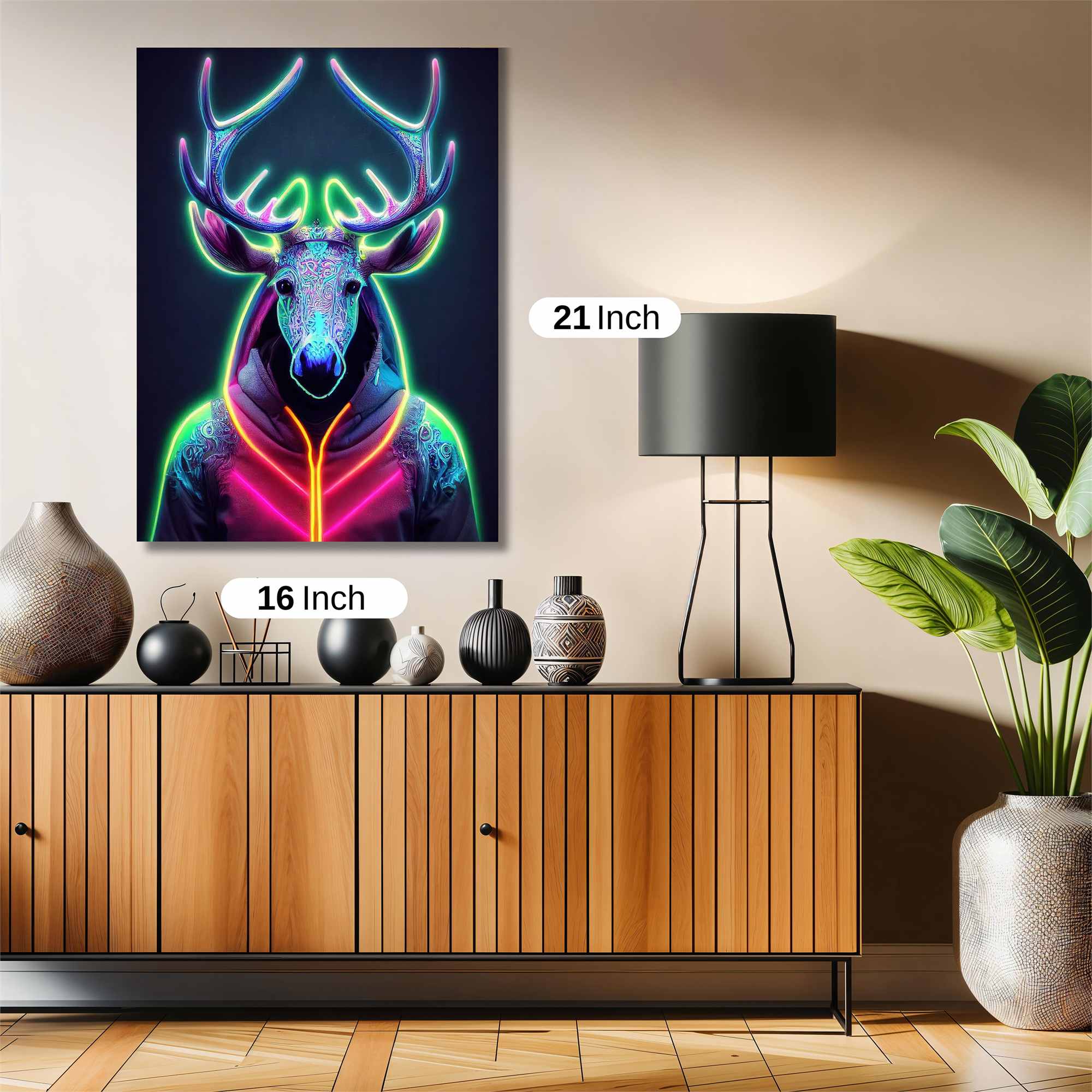 Neon Stag Safe Wall Magnetic / M