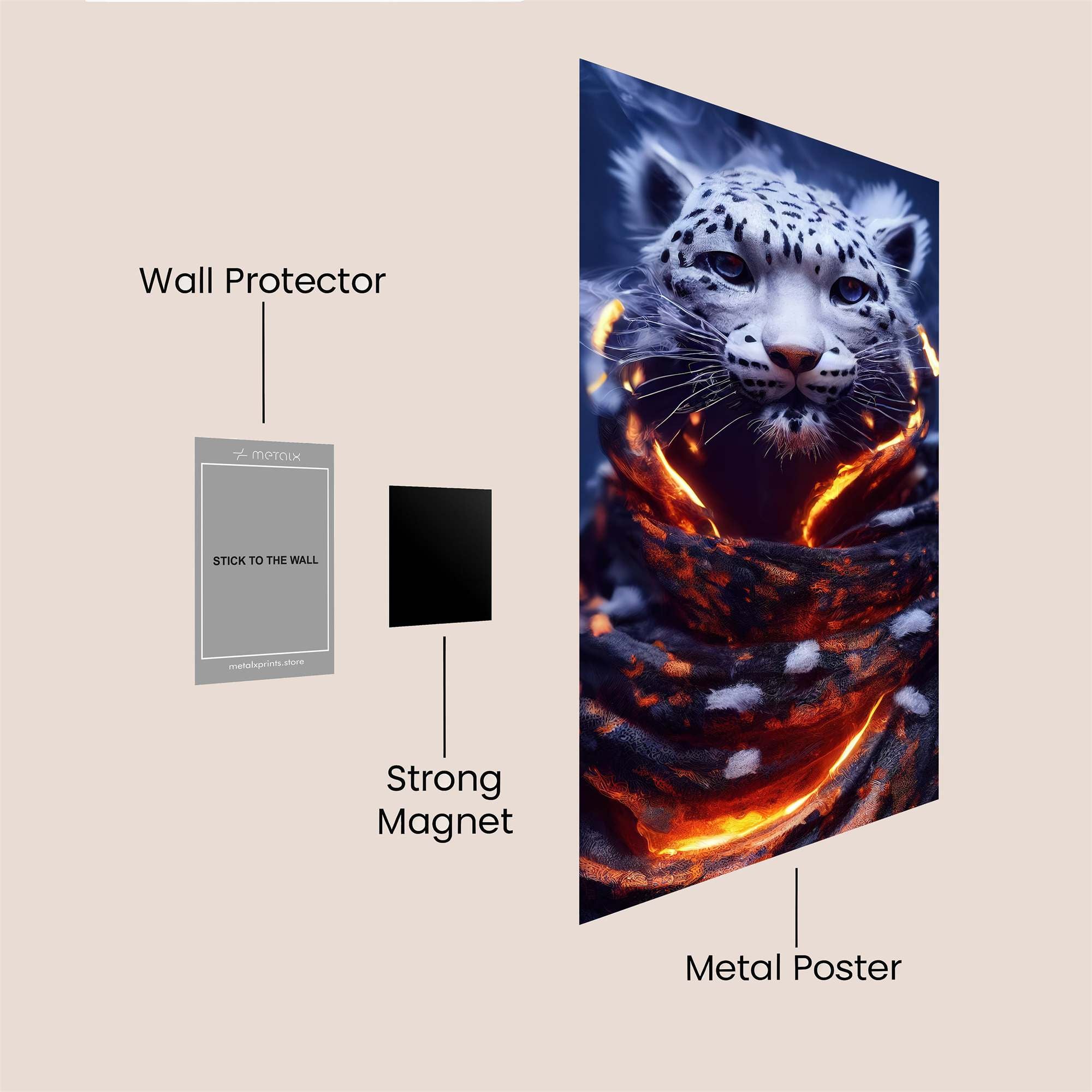 Snowfire Majesty Safe Wall Magnetic / M